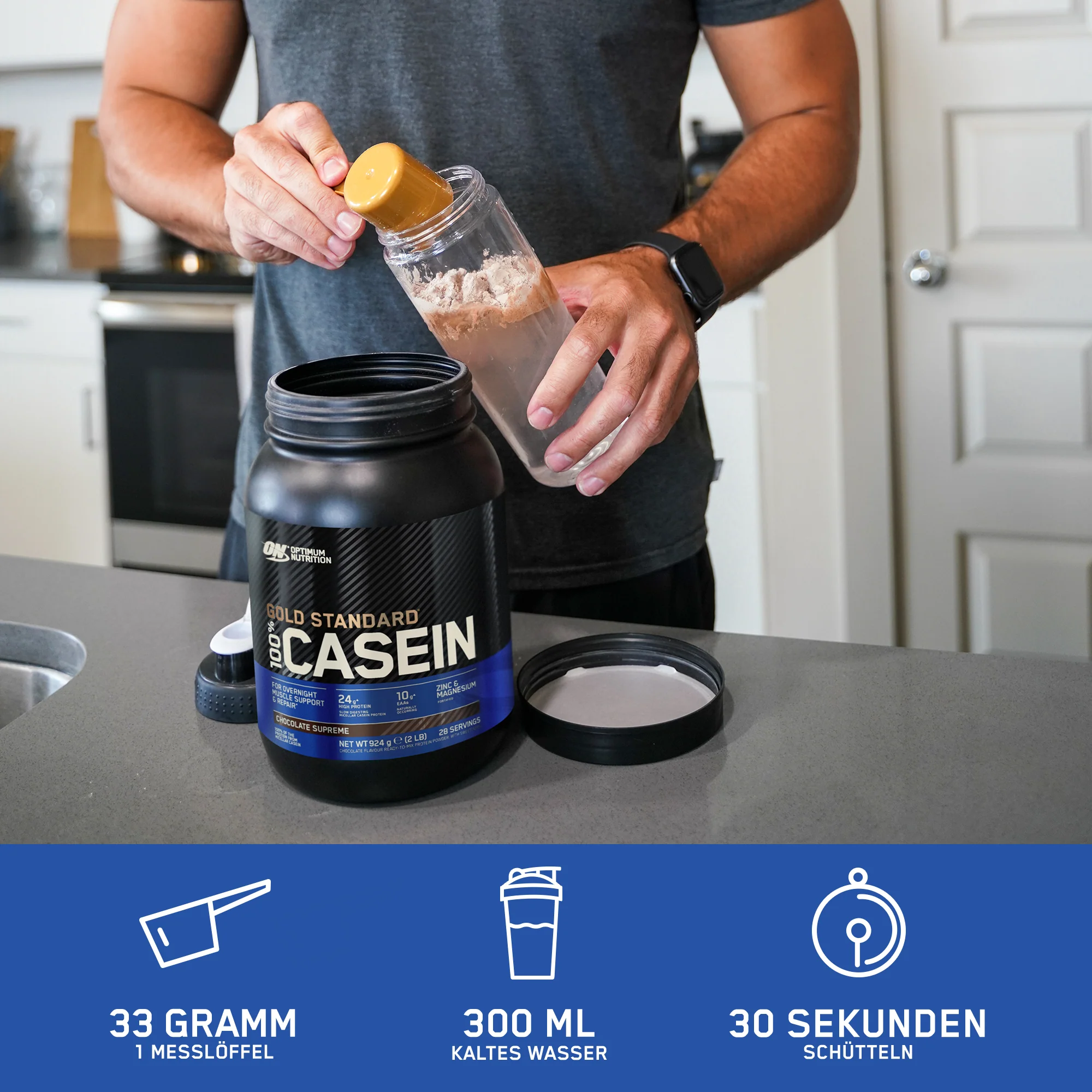 100% Casein (924g) - Image 12