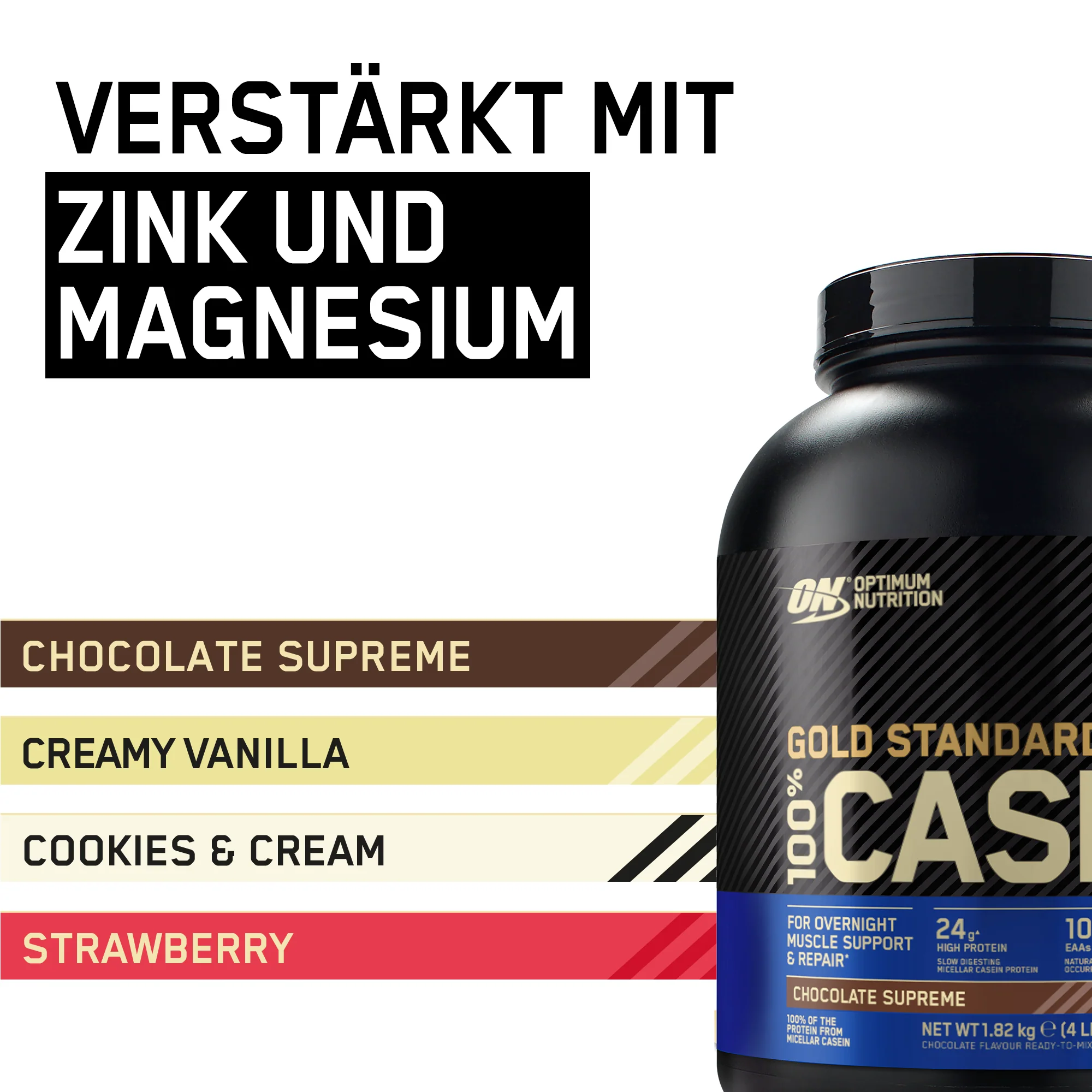 100% Casein Gold Standard (1820g) - Image 20