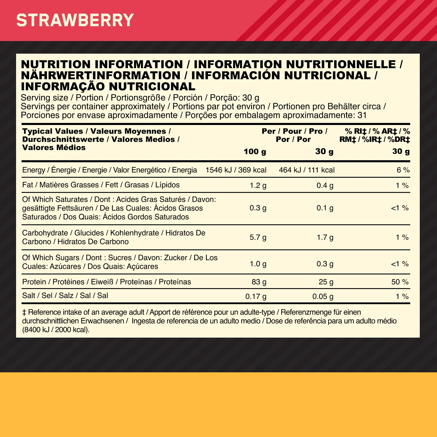 100% Gold Standard Isolate (930g) - Image 9
