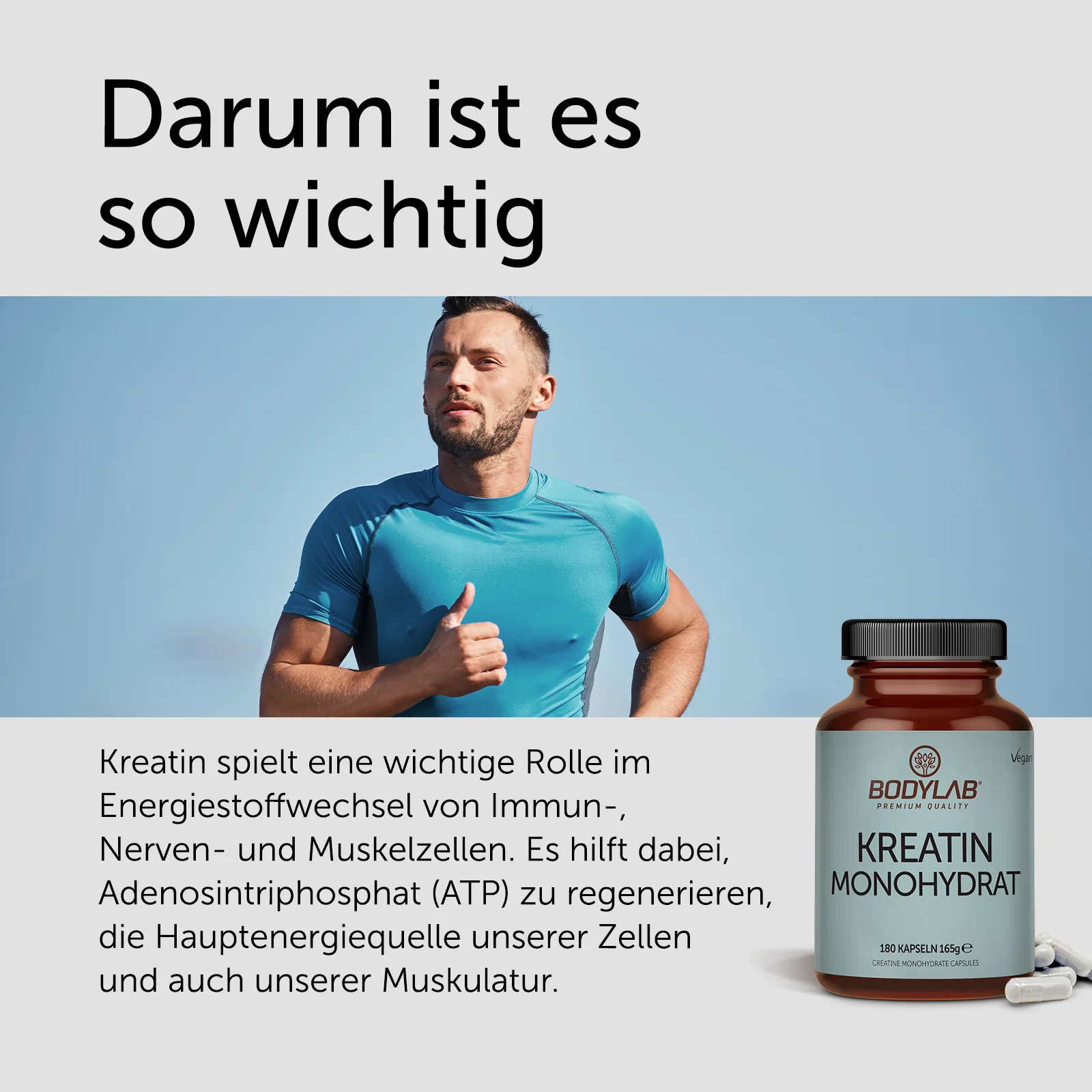 2 x Kreatin Monohydrat (2 x 180 Kapseln) - Image 4
