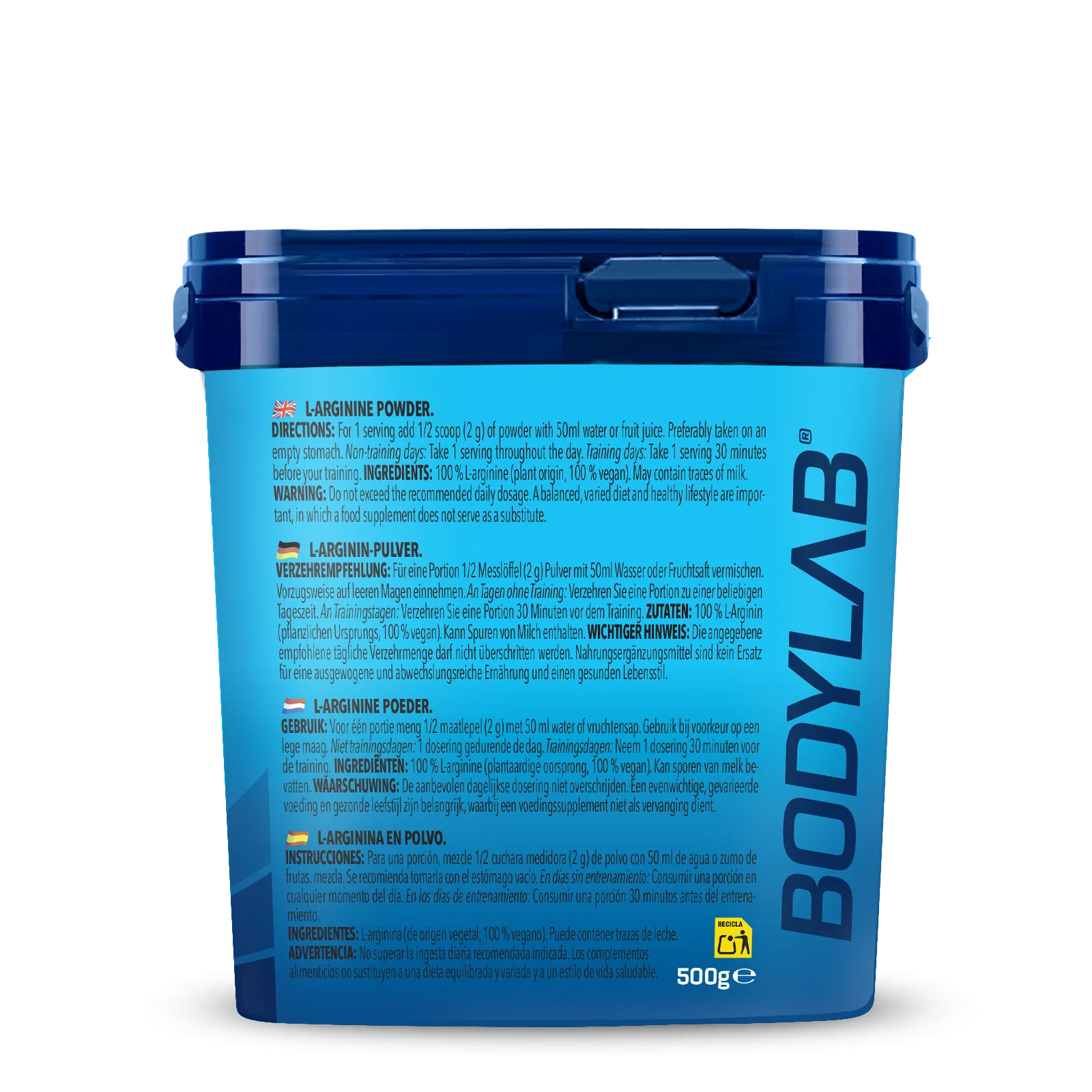 3 x Arginine Powder (je 500g) - Image 2