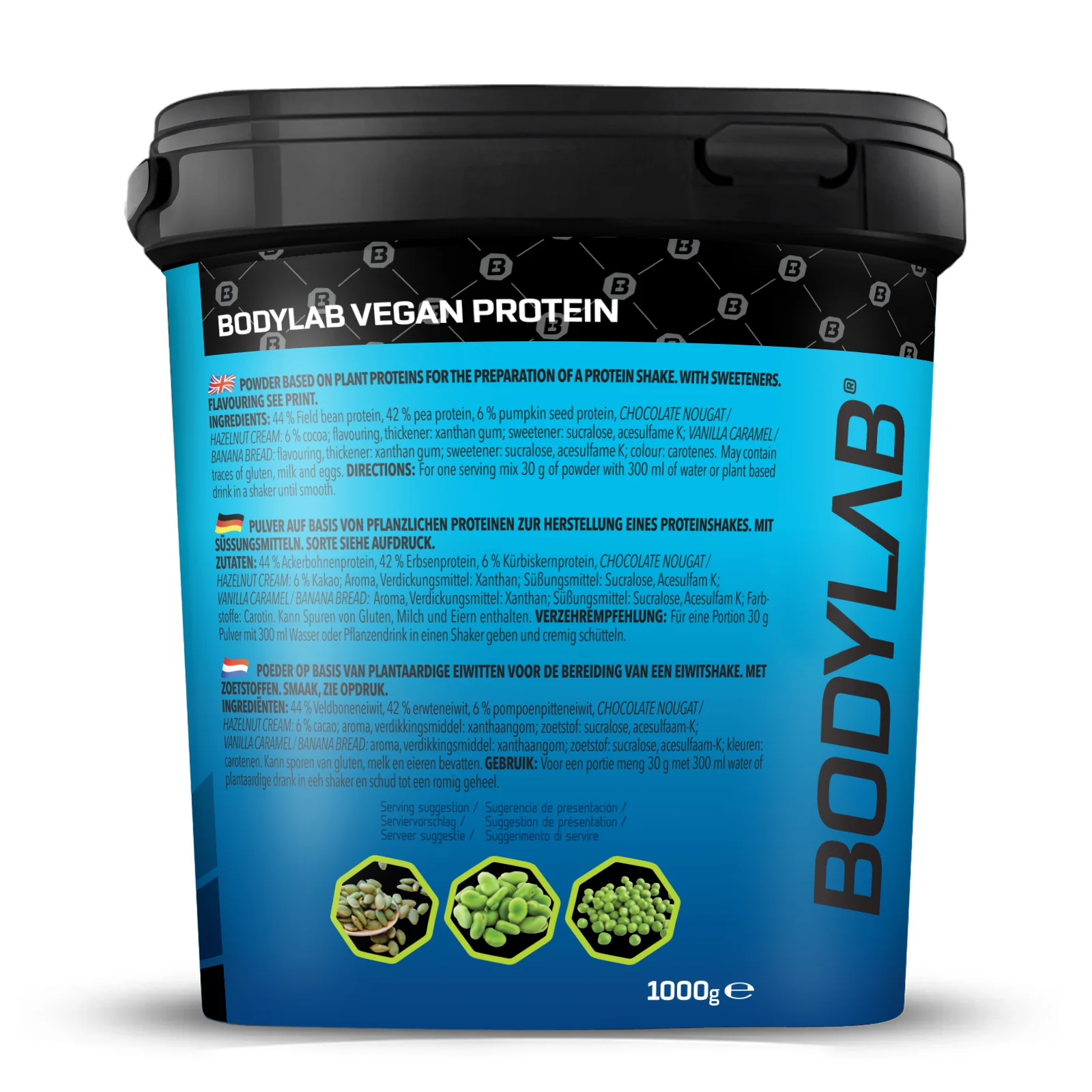 3 x Vegan Protein (1000g) - Image 10