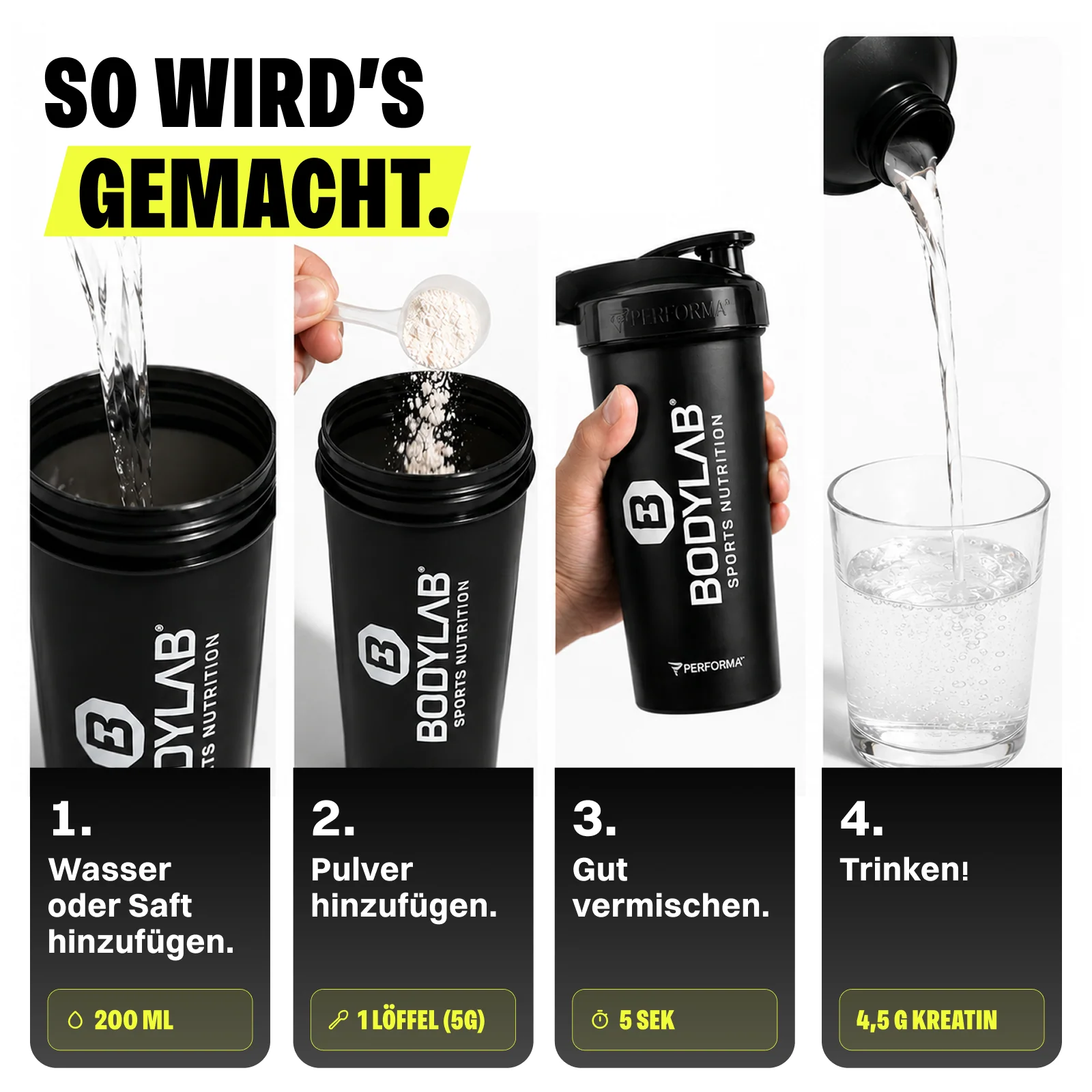 3 x Creatine Powder (500g) - Image 7