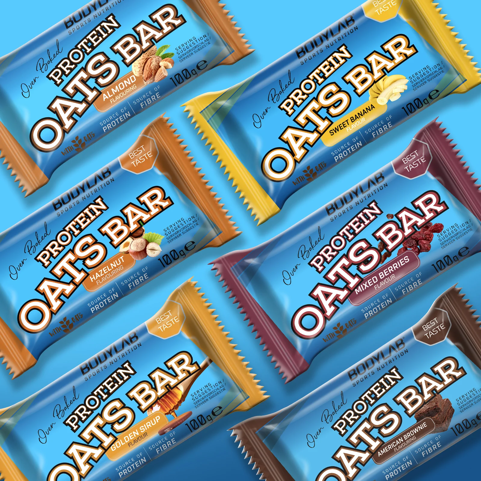 Dreierpack Protein Oats Bar (3x12x100g) - Image 2