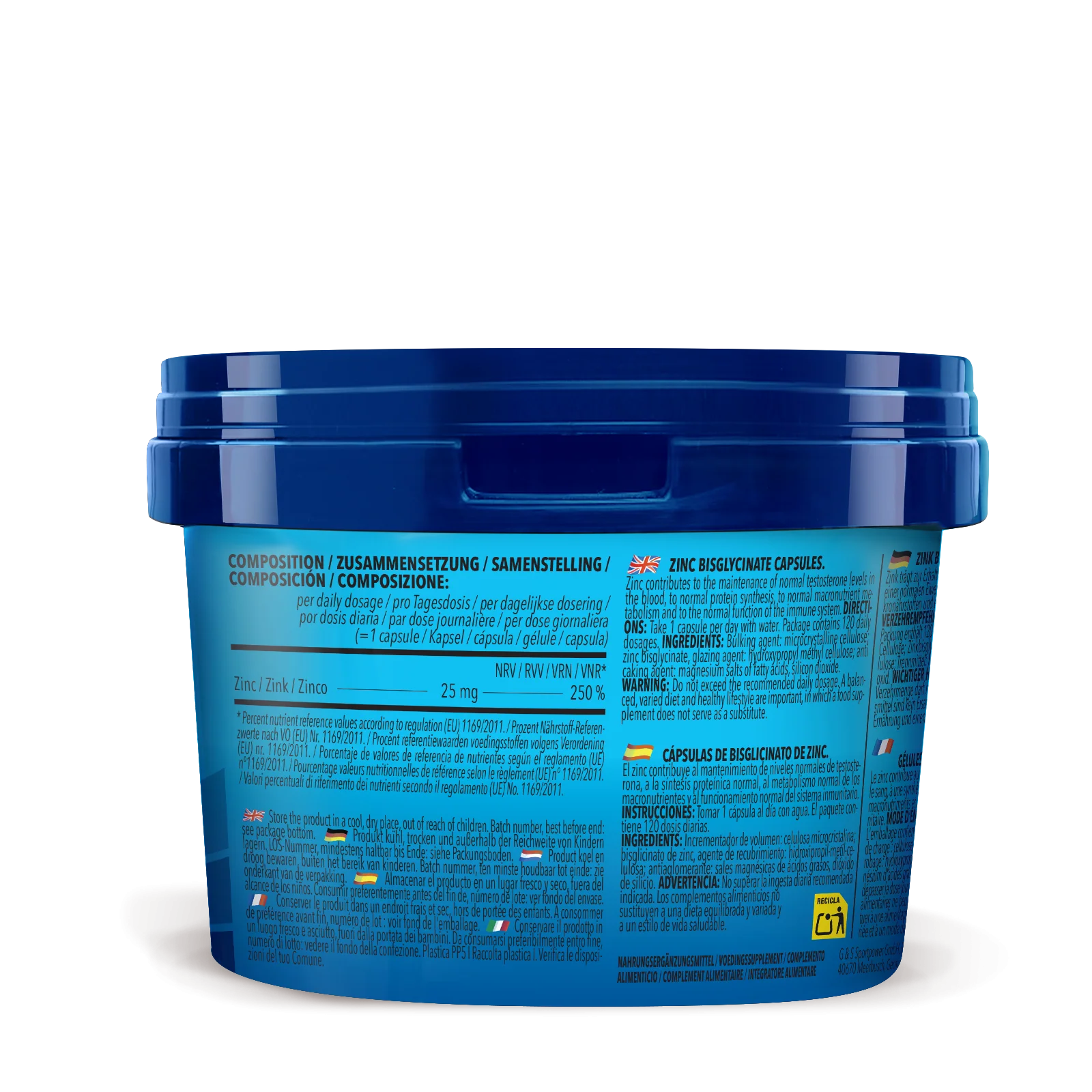 3 x Zinc Bisglycinate (je 120 Kapseln) - Image 2