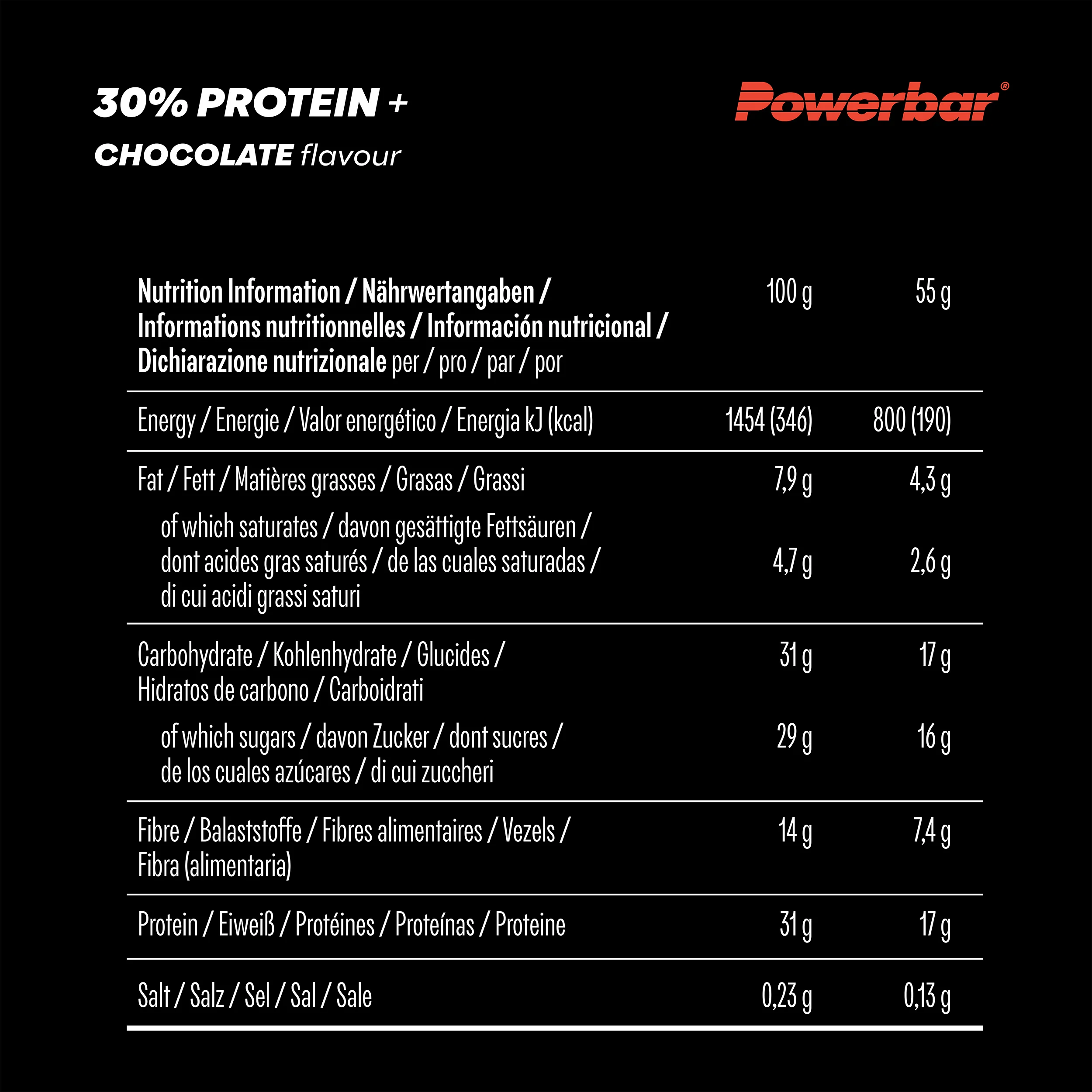 30% Protein+ Bar (15x55g) - Image 20