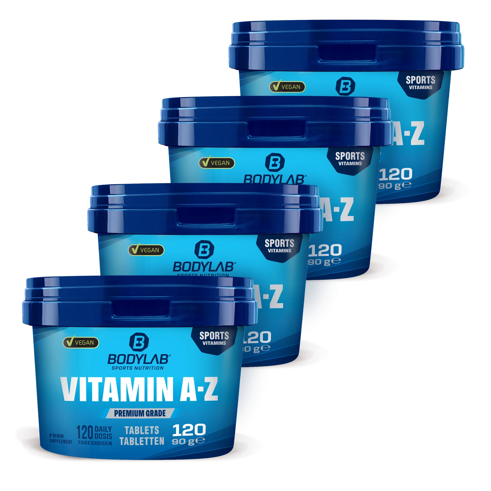 4 x Vitamin A-Z (je 120 Tabletten)