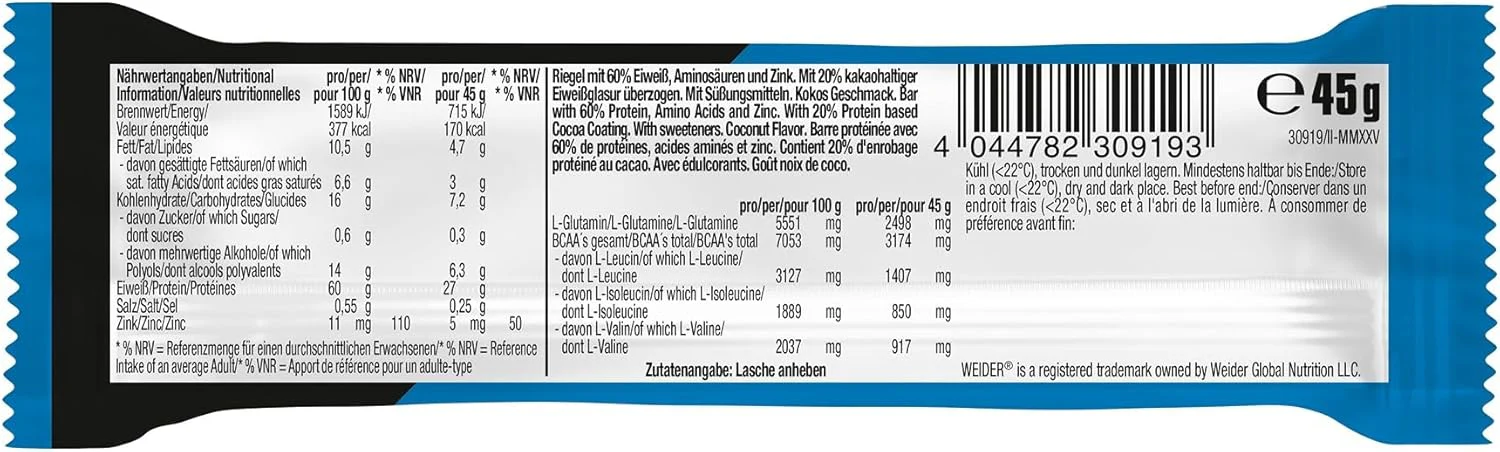 60% Protein Bar (24x45g) - Image 11