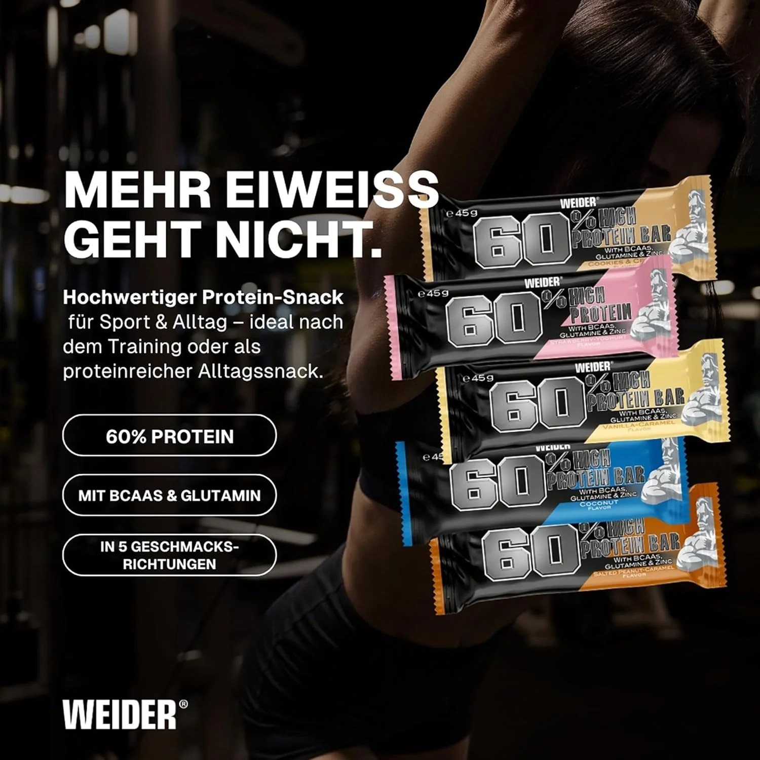 60% Protein Bar (24x45g) - Image 13