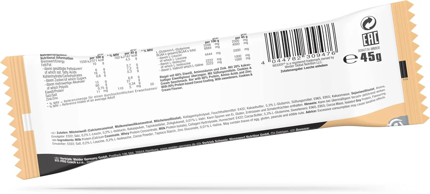 60% Protein Bar (24x45g) - Image 6