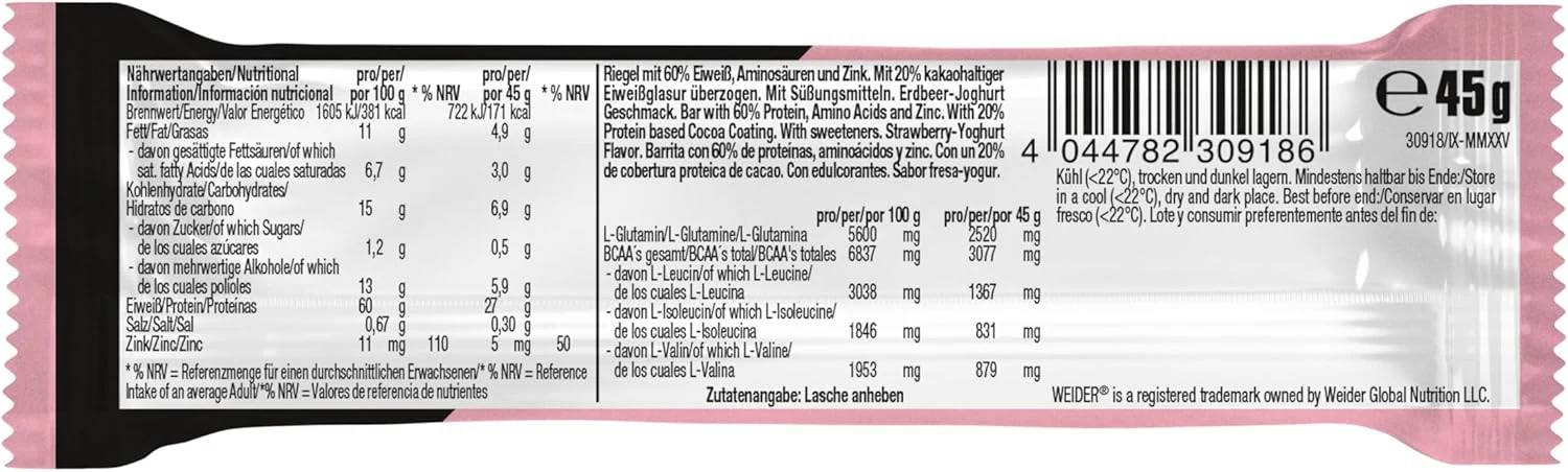 60% Protein Bar (24x45g) - Image 8