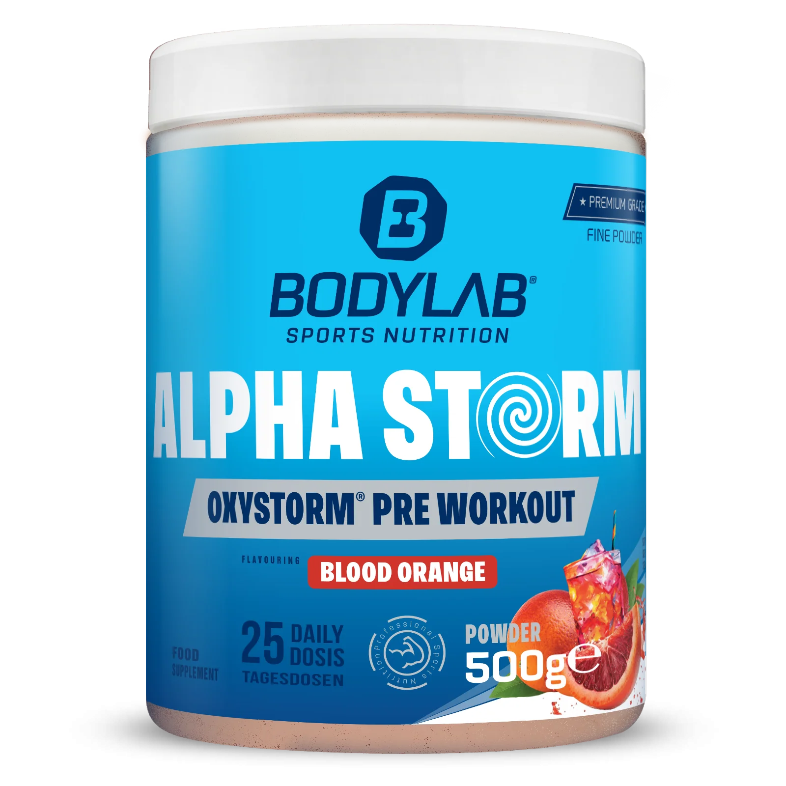 Alpha Storm - OXYSTORM® Pre Workout Blood Orange (500g)