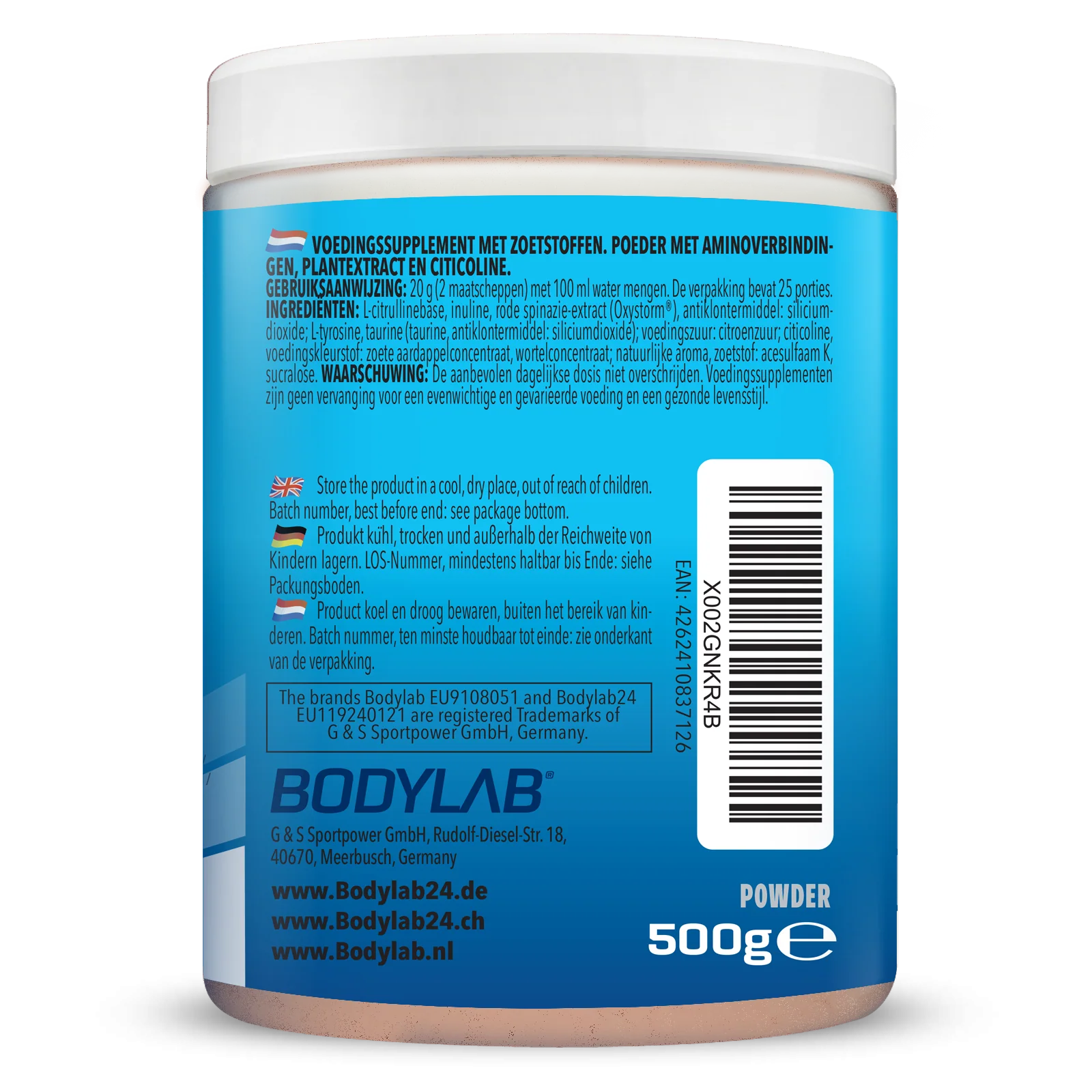 Alpha Storm - OXYSTORM® Pre Workout Blood Orange (500g) - Image 3