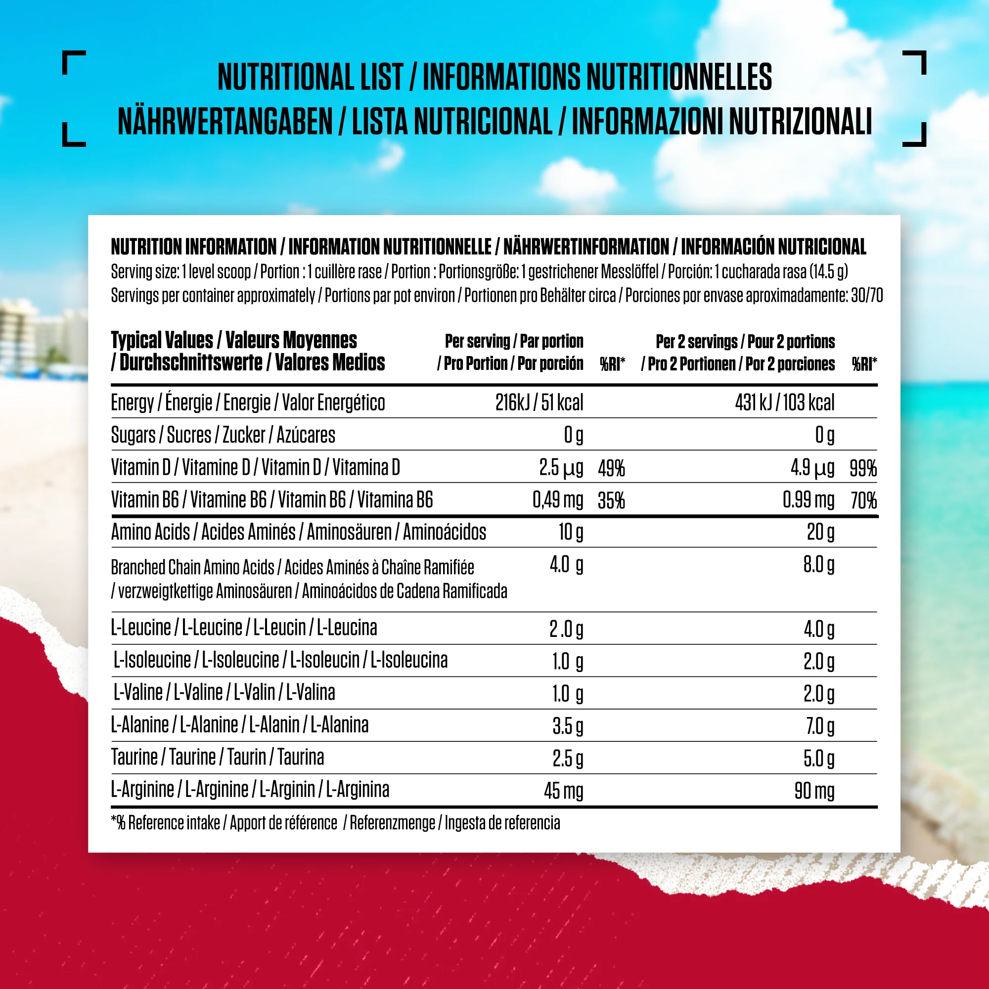 Amino X Aminosäuren BCAA (1000g) - Image 21