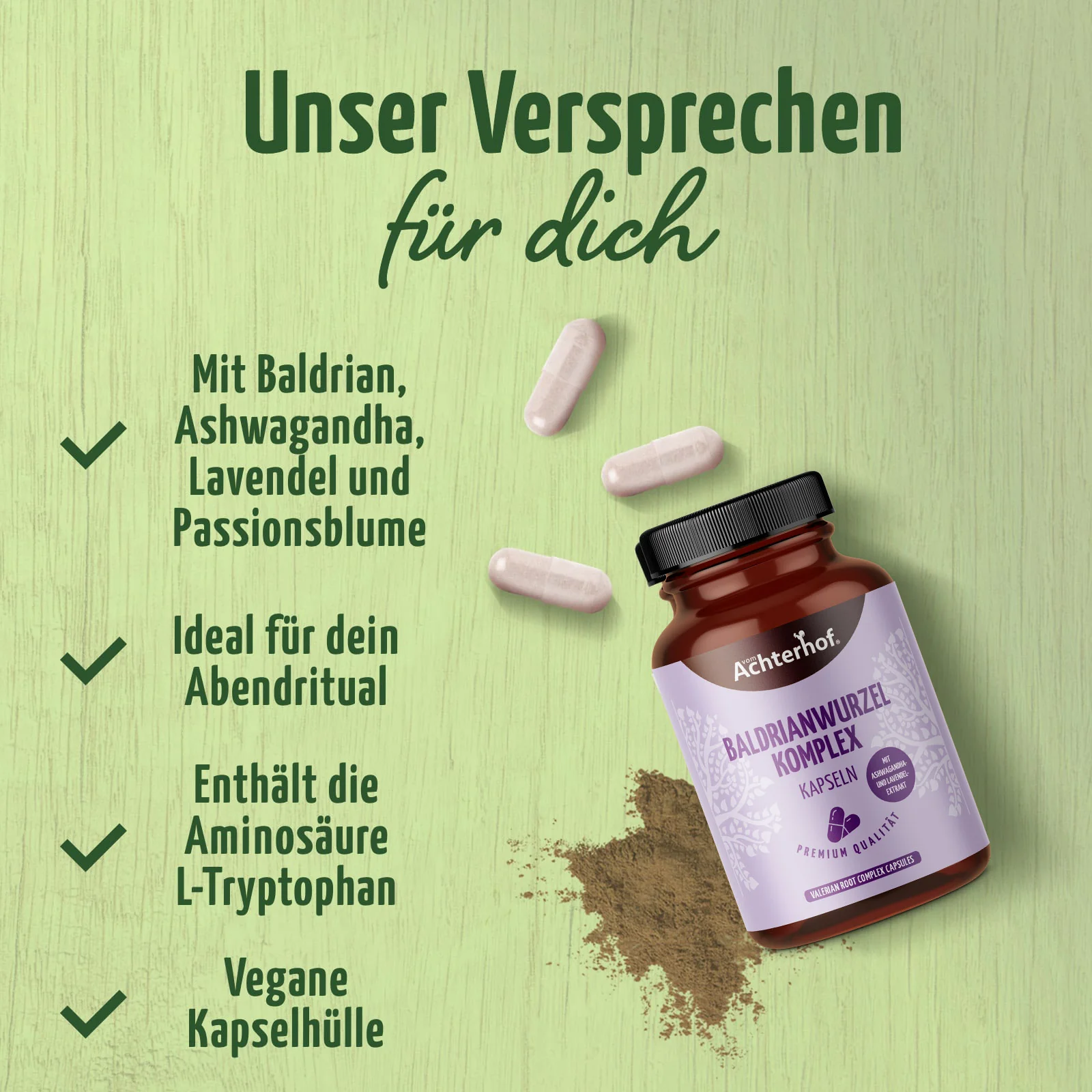 Baldrianwurzel Komplex (120 Kapseln) - Image 6