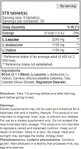 BCAA 6400 (375 Tabletten) - Image 3
