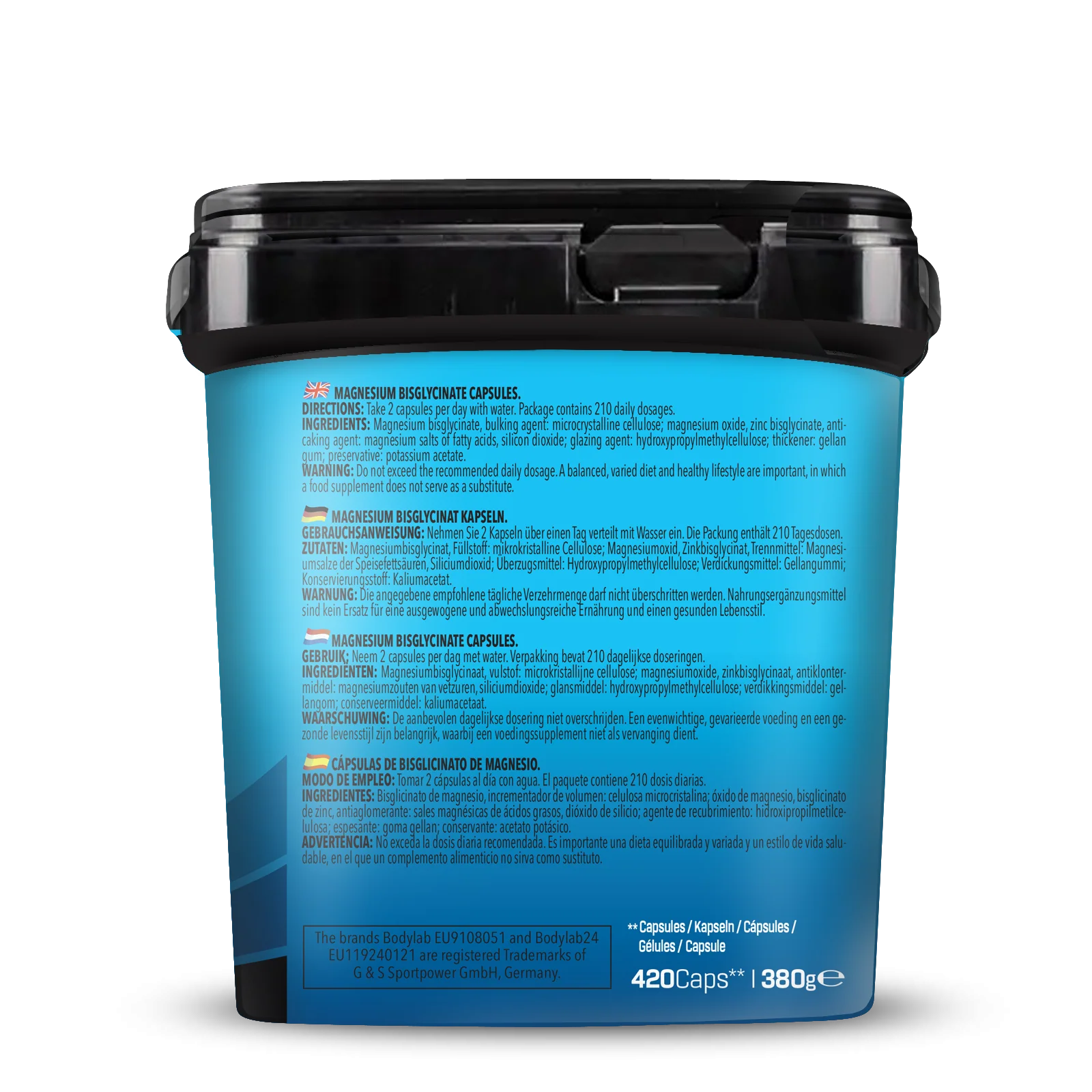 BIG PACK Magnesium Bisglycinate (420 Kapseln) - Image 3