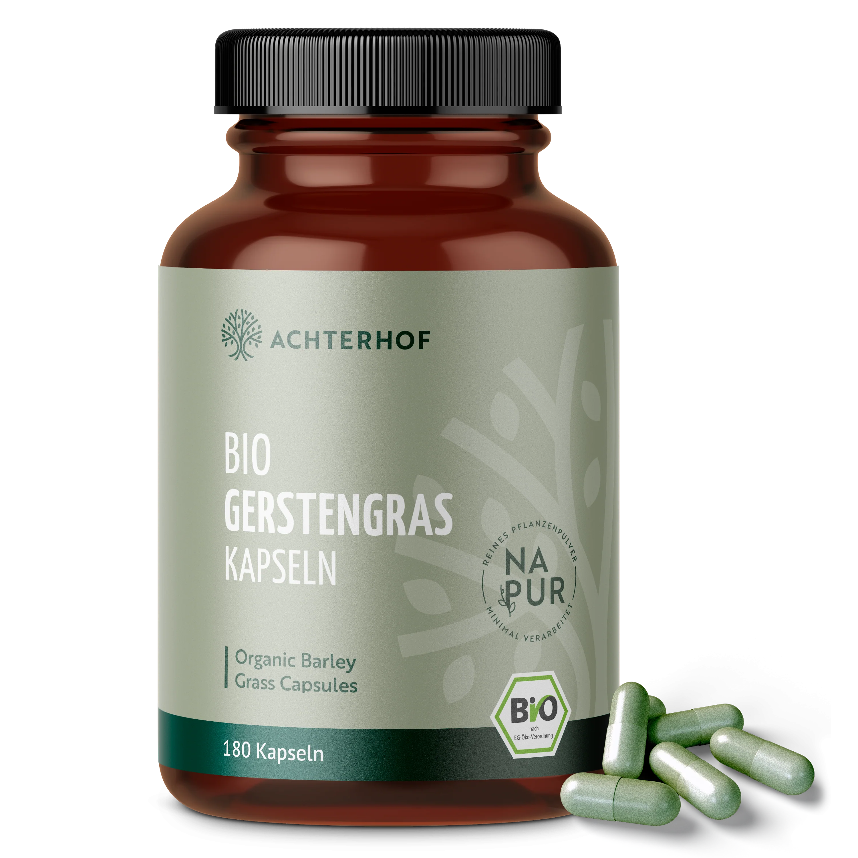 Gerstengras Kapseln Bio (180 Kapseln)