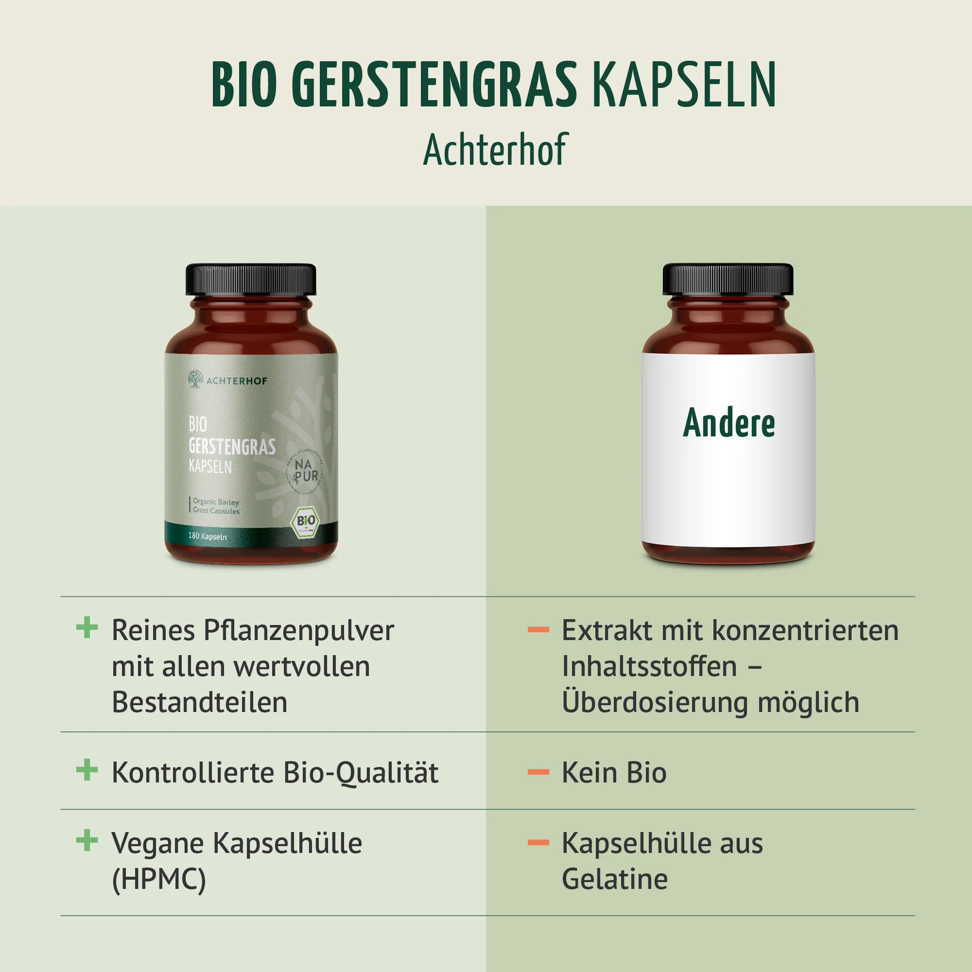 Gerstengras Kapseln Bio (180 Kapseln) - Image 6