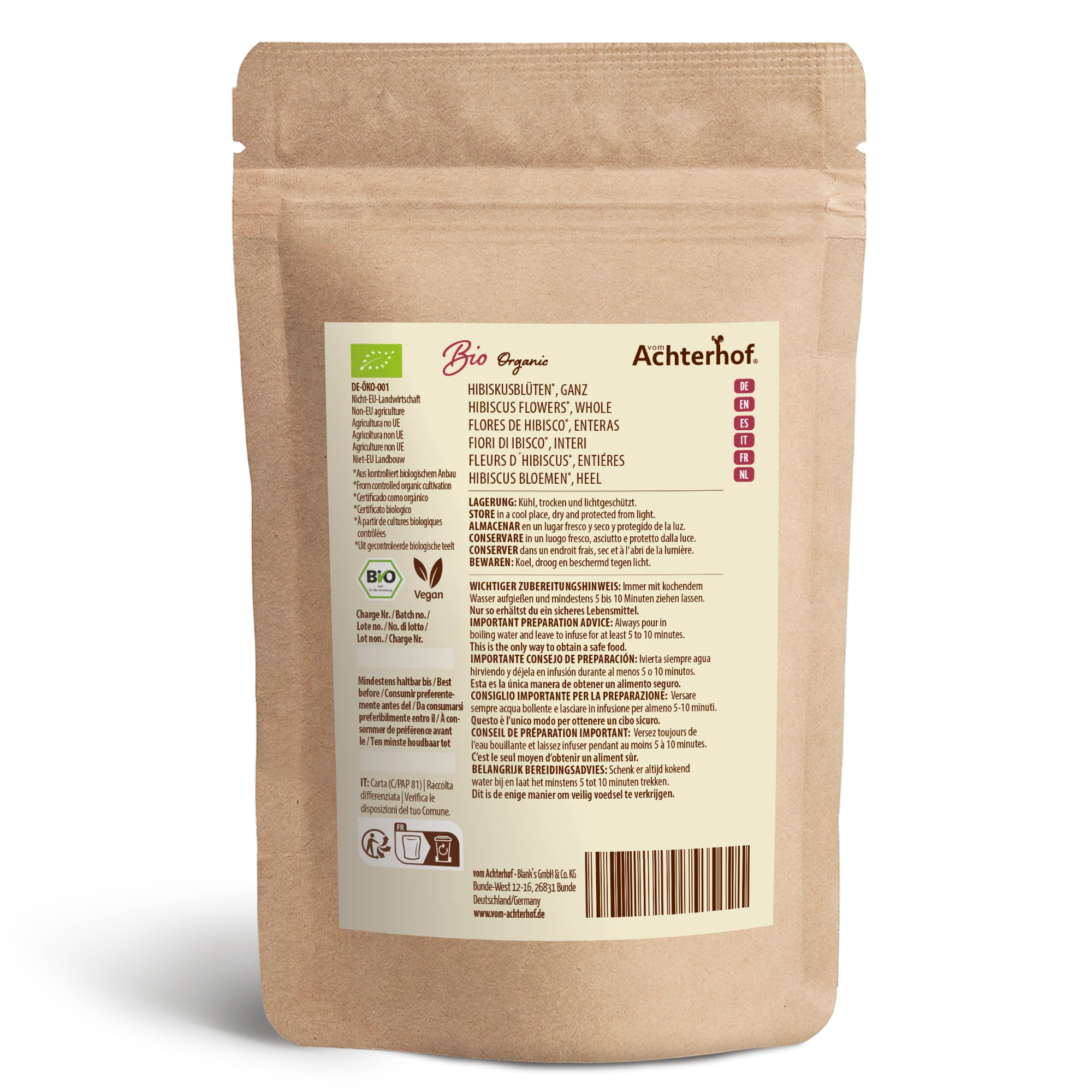 Bio Hibiskusblüten ganz (500g) - Image 9