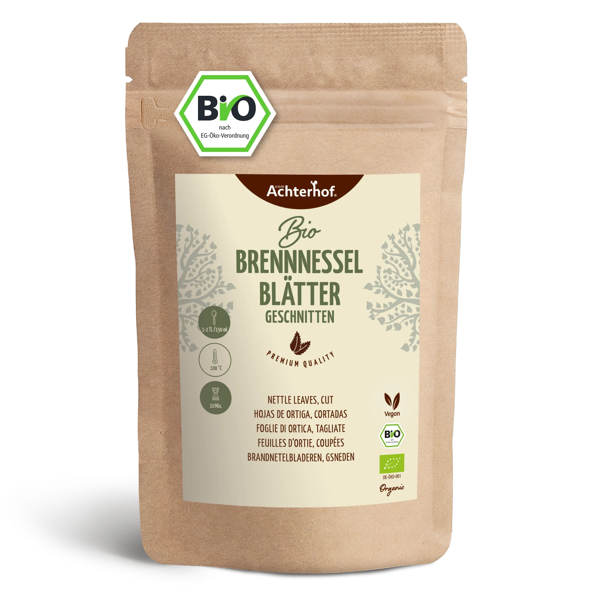 Brennnesselblätter getrocknet Bio (250g)