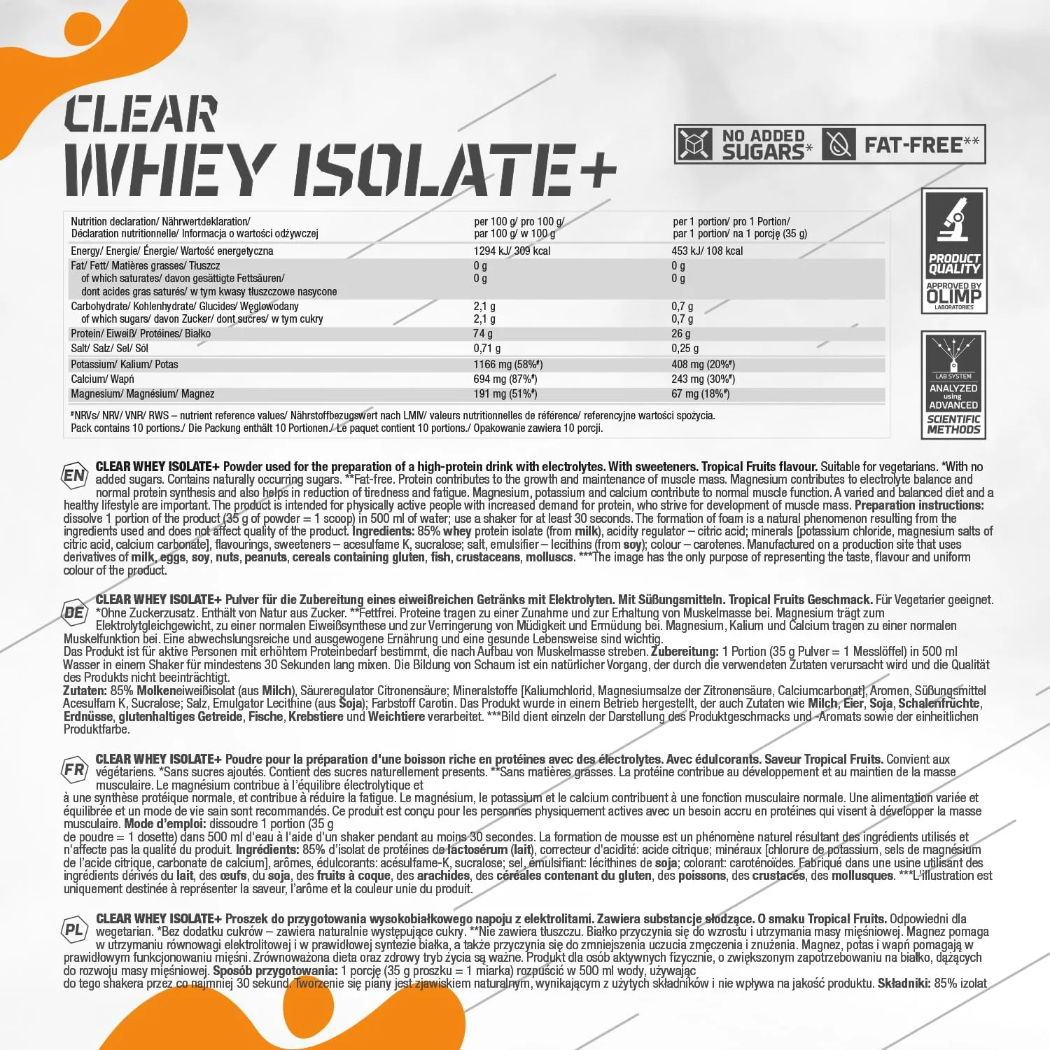 Clear Whey Isolate+ (350g) - Image 9