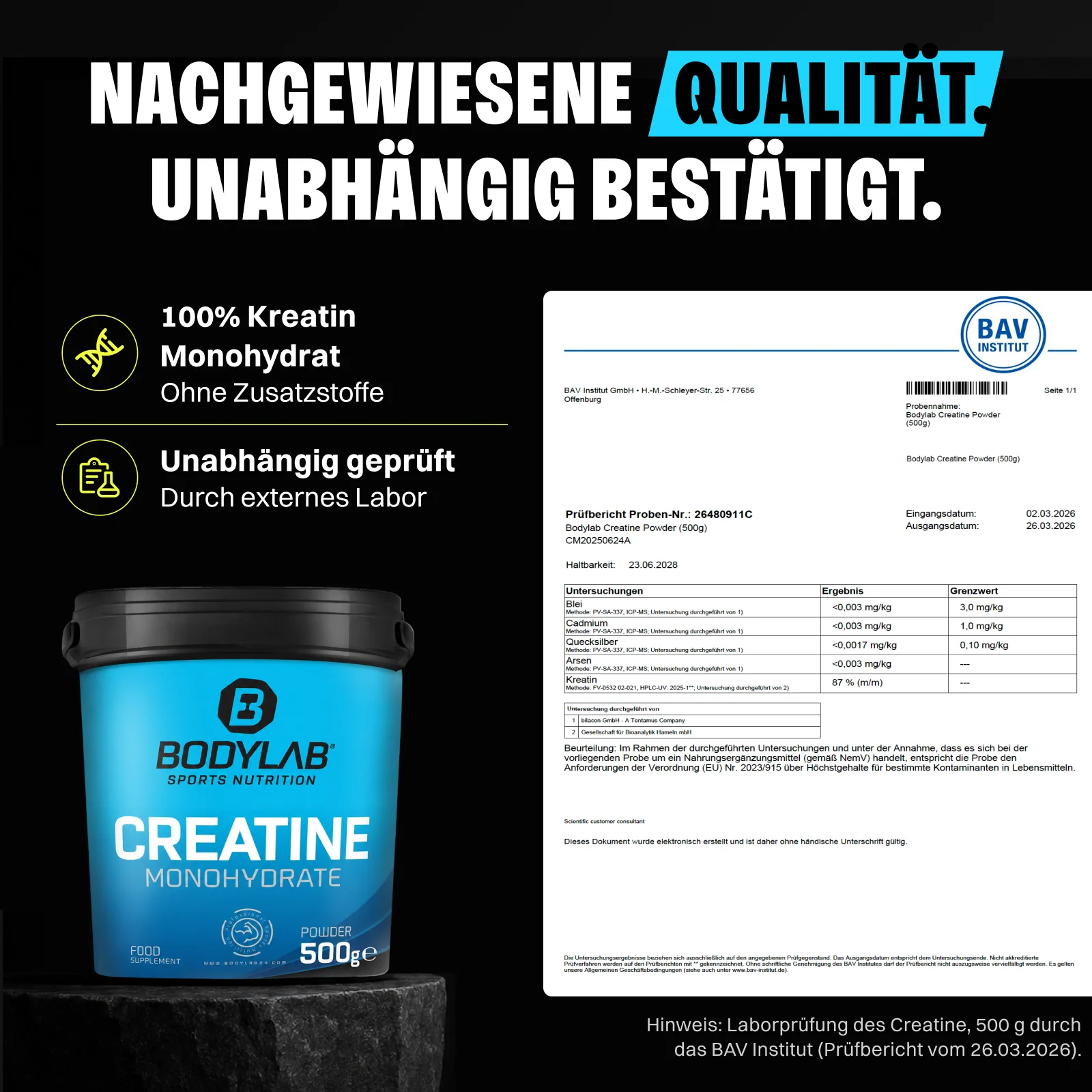 Creatine Monohydrate Powder (100g) - Image 6