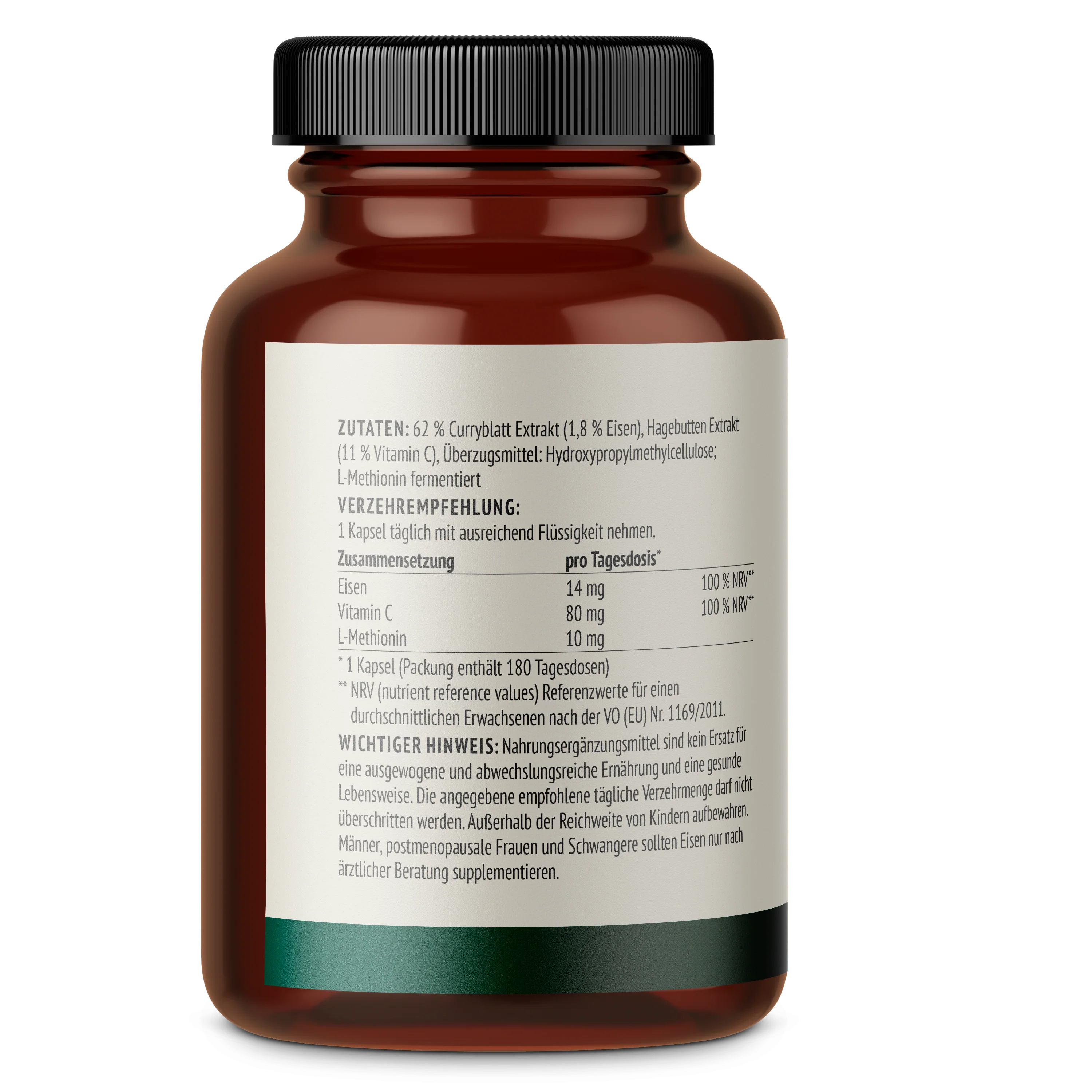 Eisen + Vitamin C (180 Kapseln) - Image 4