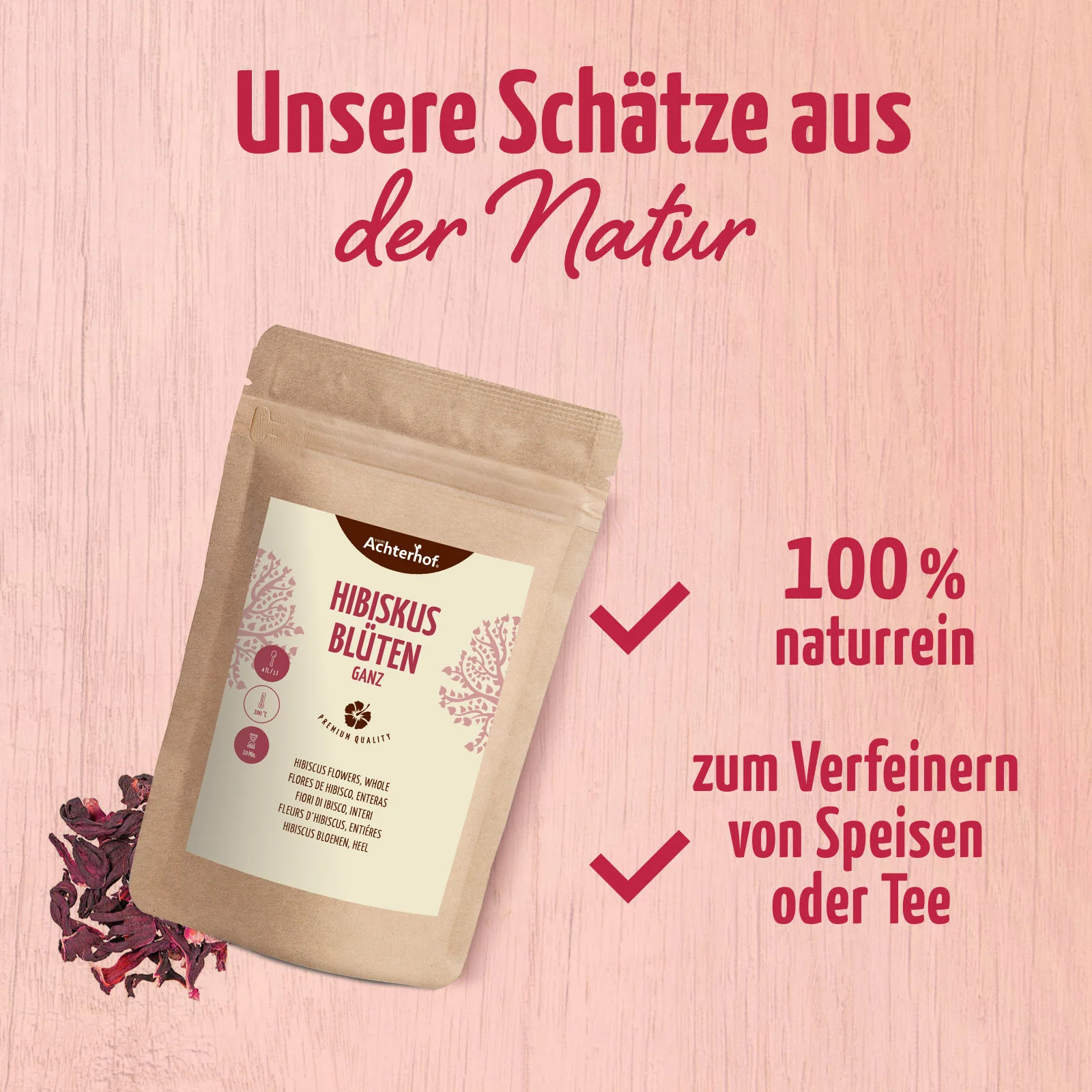 Hibiskusblüten ganz (1000g) - Image 3