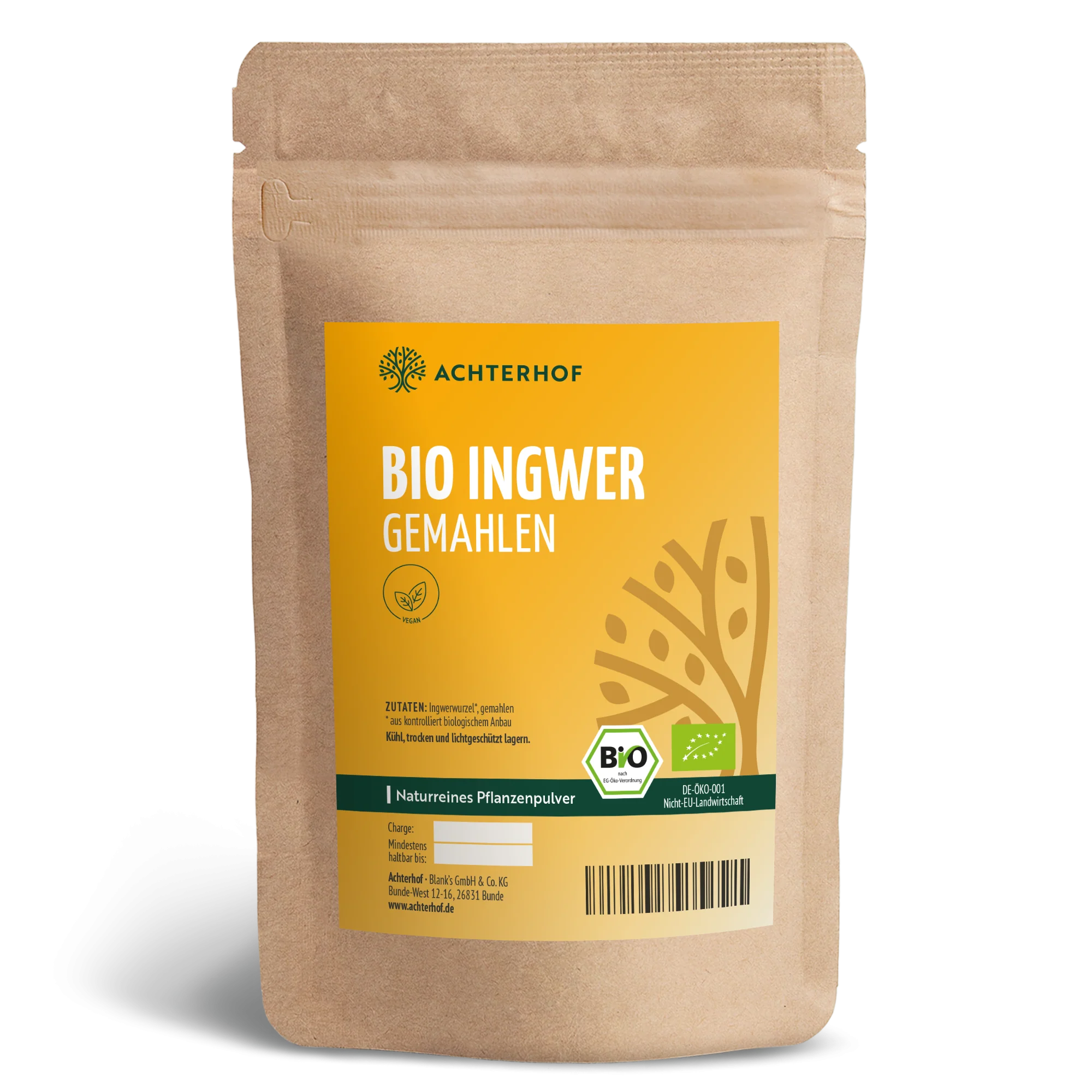 Ingwer gemahlen Bio (1000g)