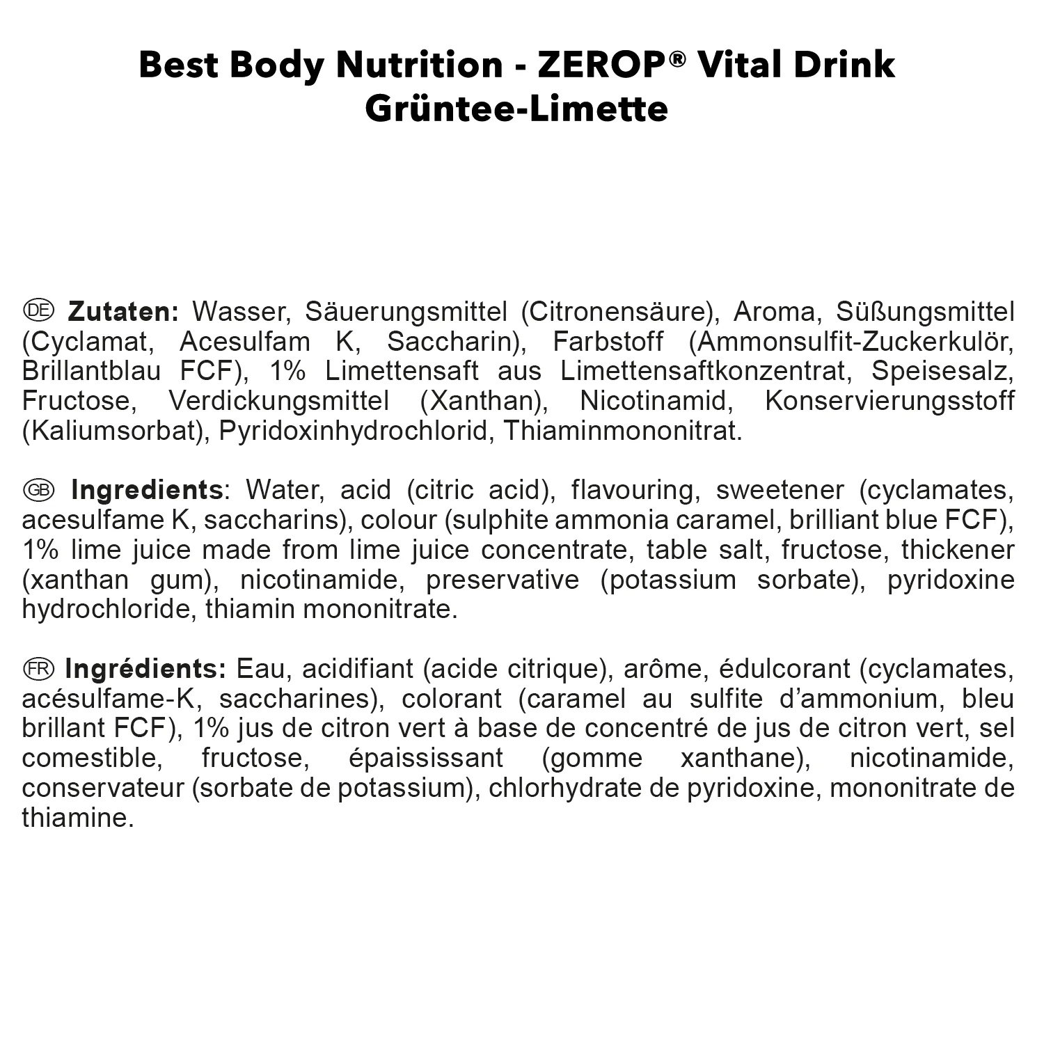 Vital Drink Zerop (1000ml) - Image 11