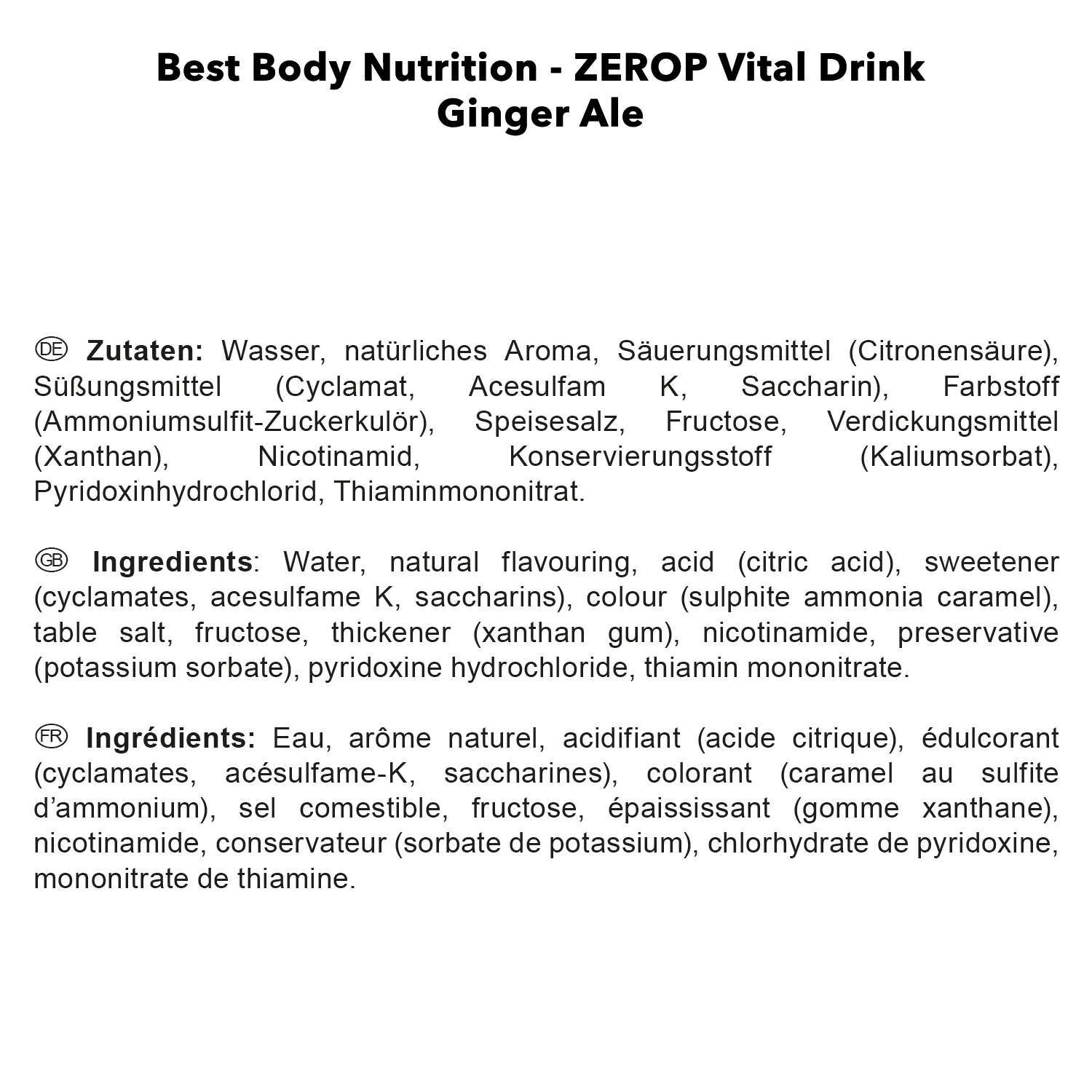 Vital Drink Zerop (1000ml) - Image 5