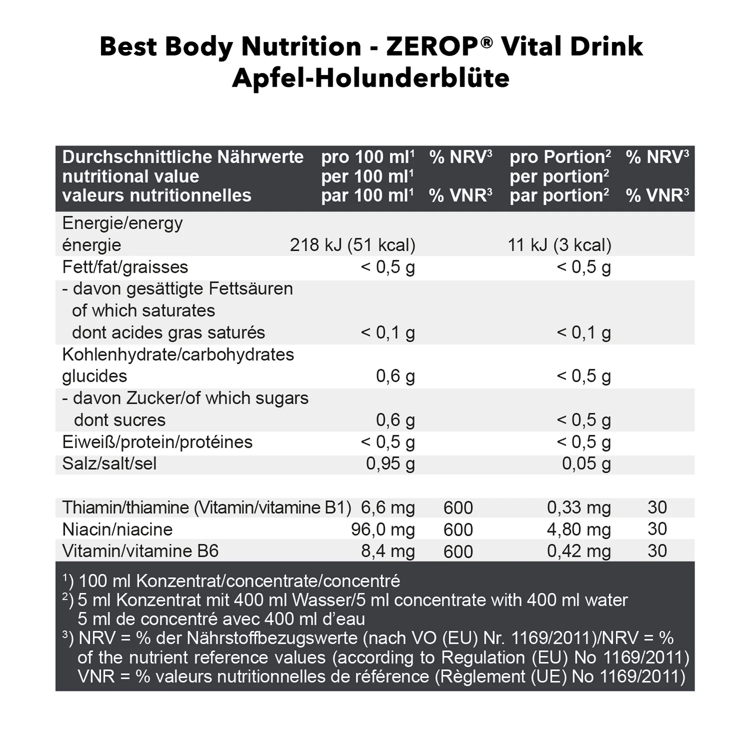 Vital Drink Zerop (1000ml) - Image 54