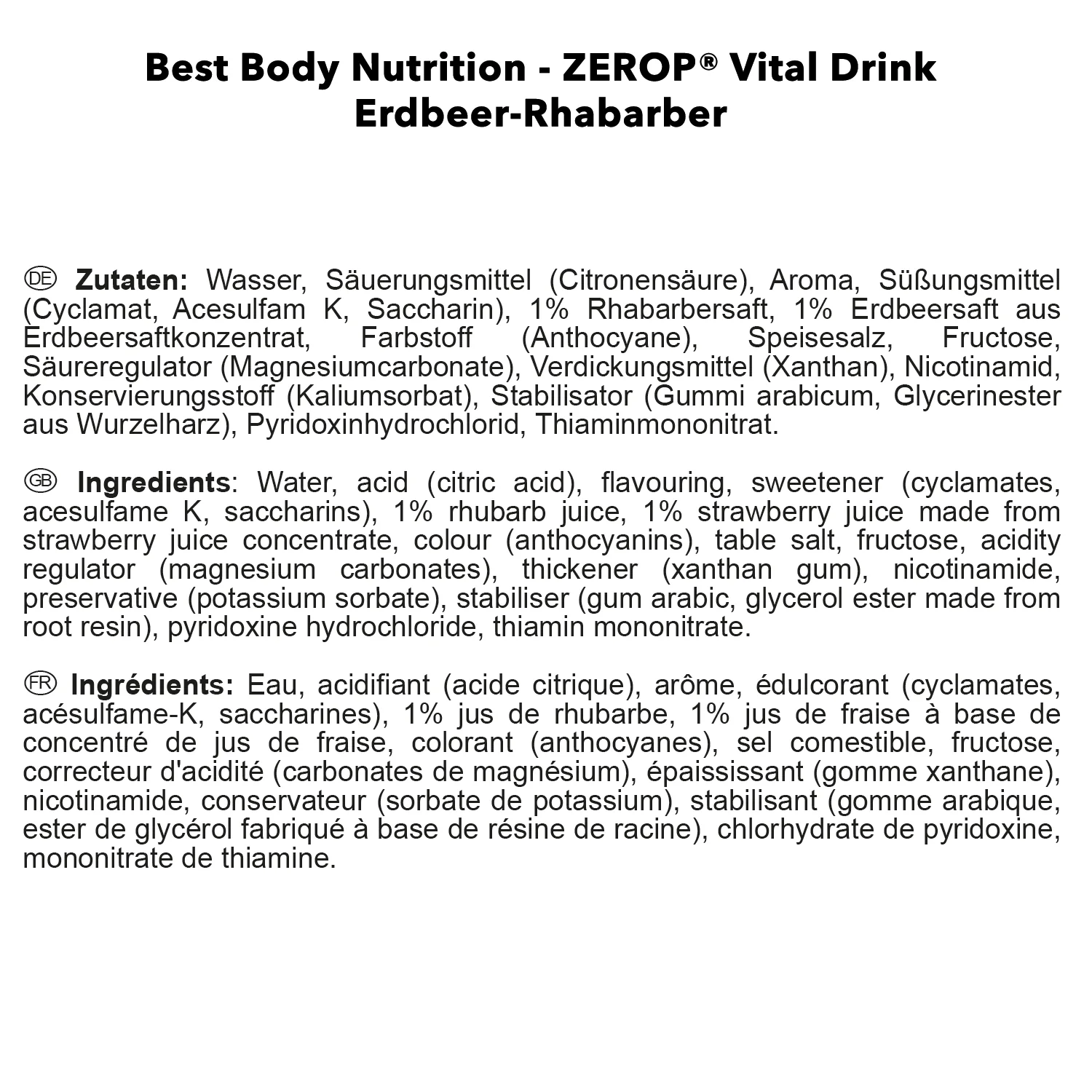Vital Drink Zerop (1000ml) - Image 56