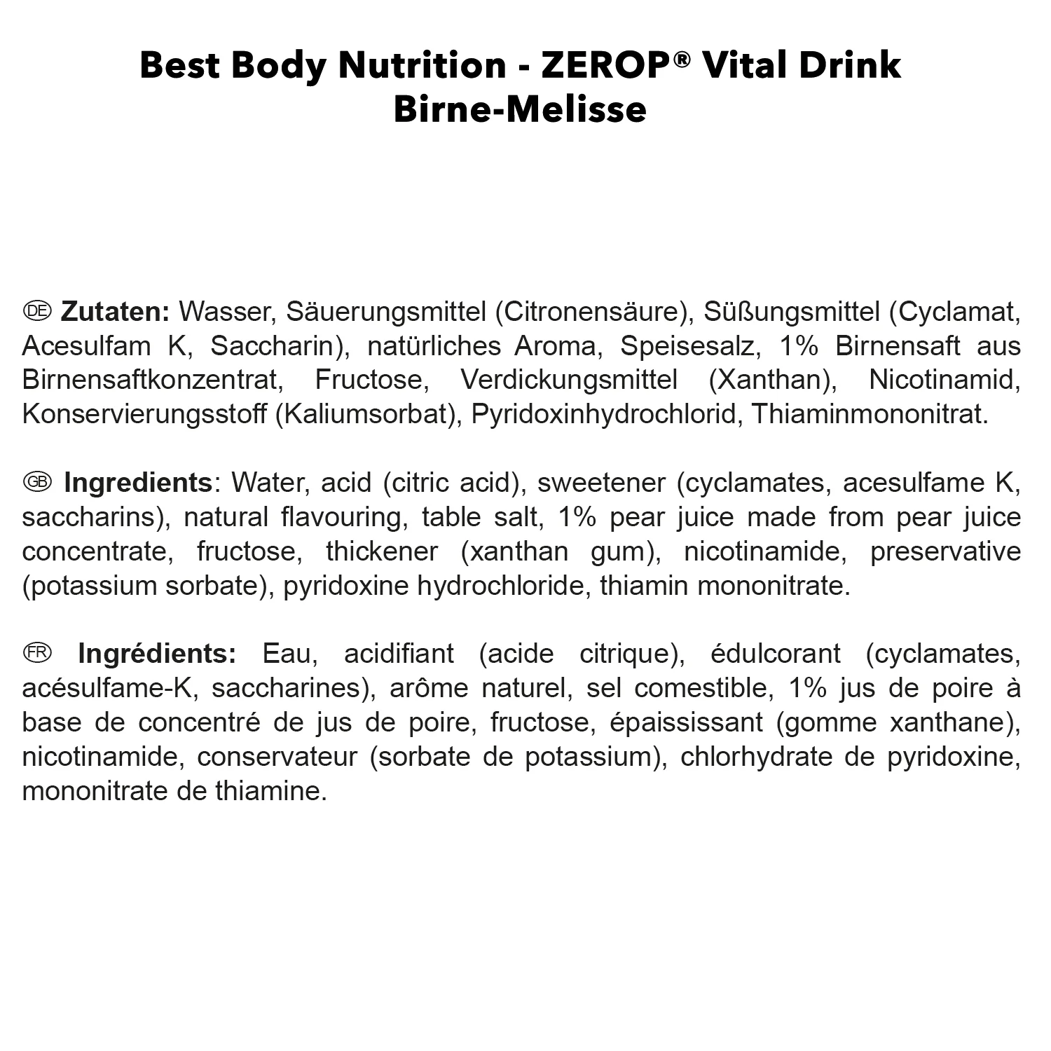 Vital Drink Zerop (1000ml) - Image 65