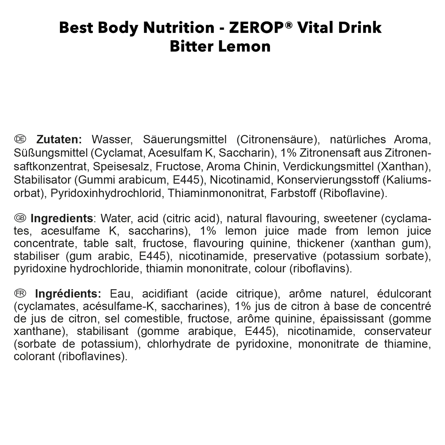 Vital Drink Zerop (1000ml) - Image 71
