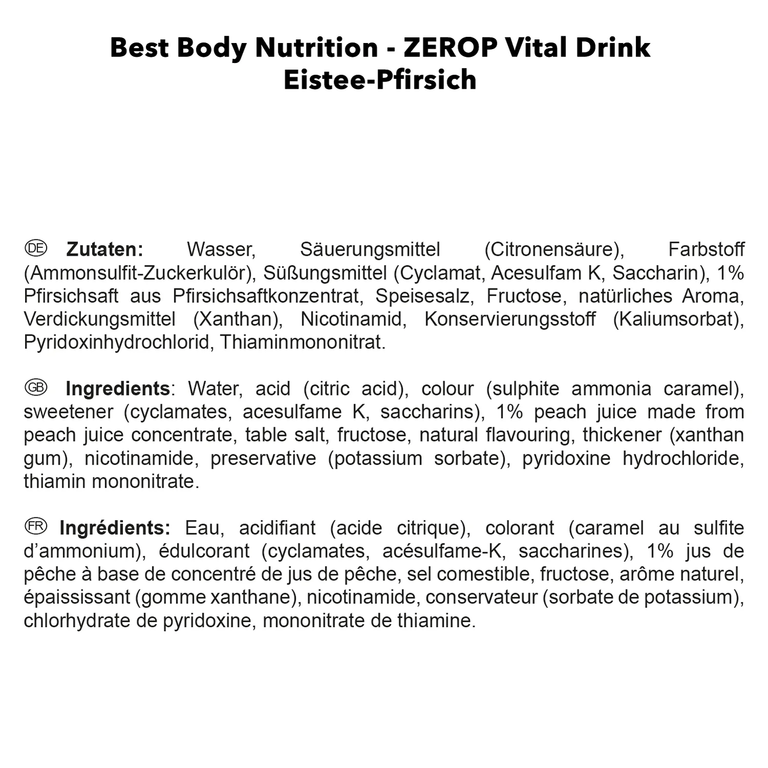 Vital Drink Zerop (1000ml) - Image 74