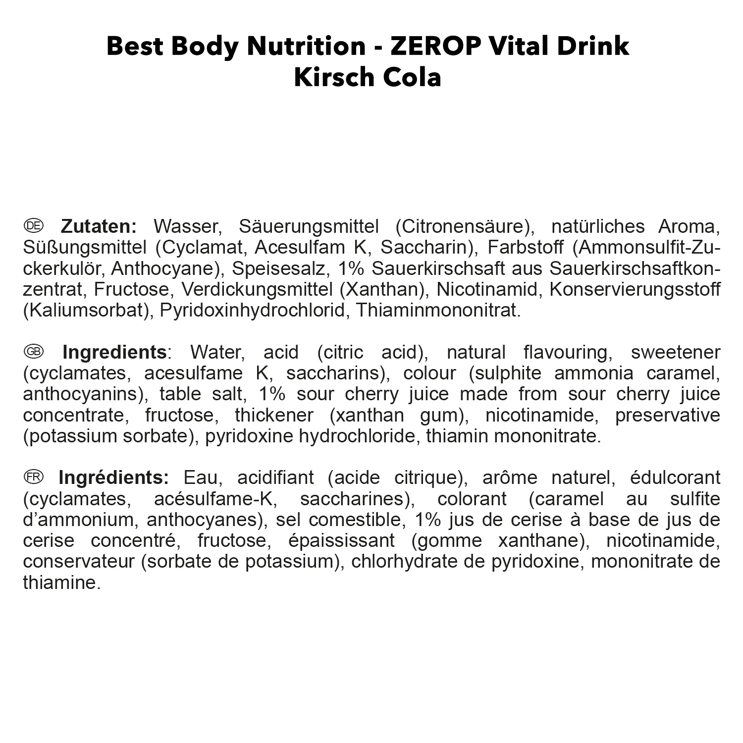 Vital Drink Zerop (1000ml) - Image 77