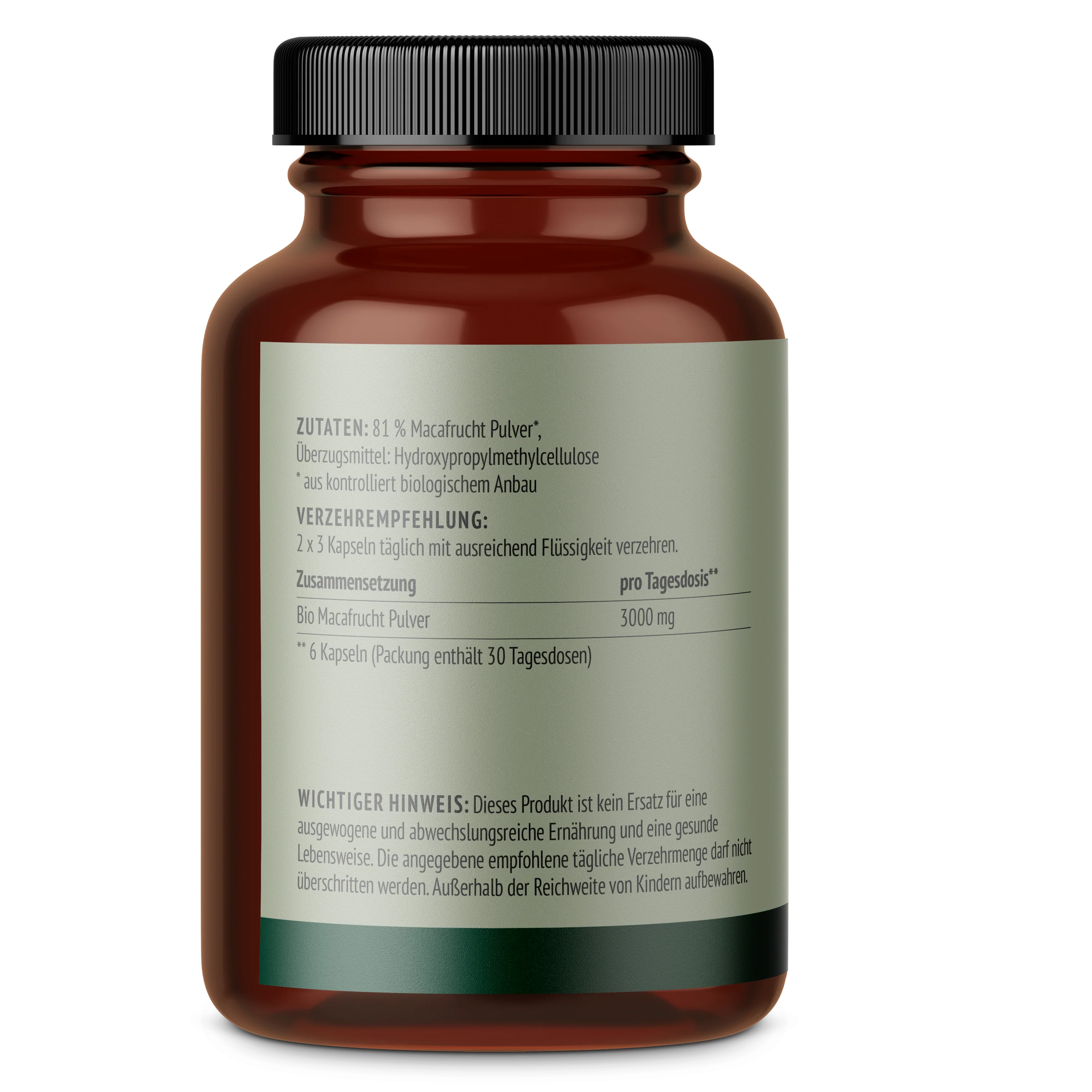 Maca Kapseln Bio (180 Kapseln) - Image 3