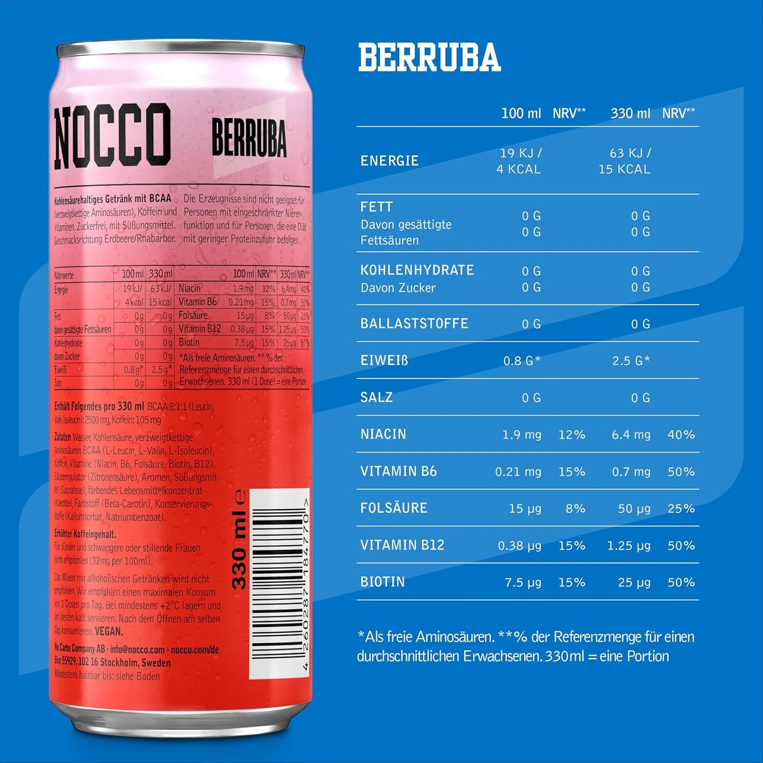 Nocco BCAA (24x330ml) - Image 38