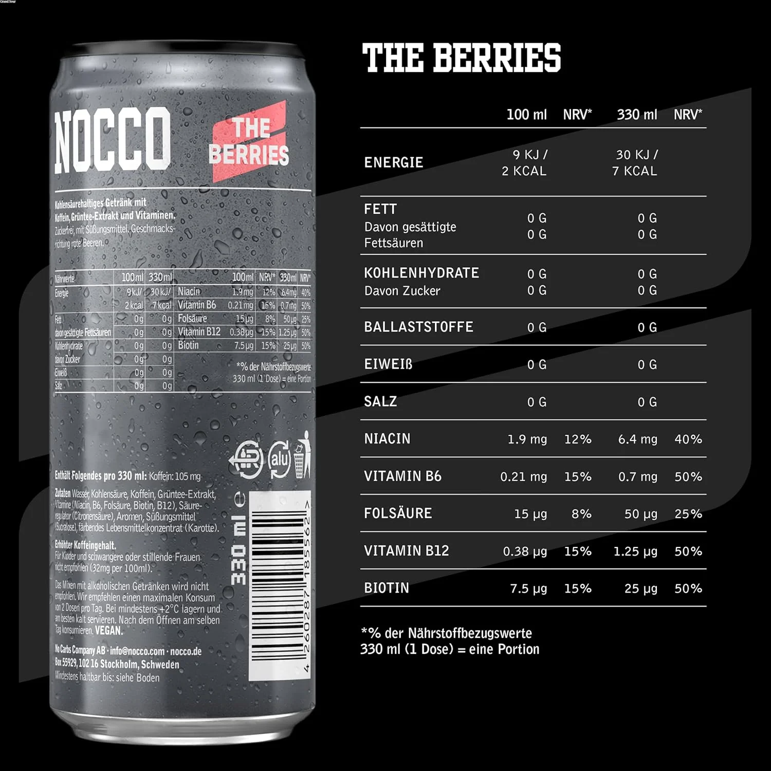Nocco Black (24x330ml) - Image 16