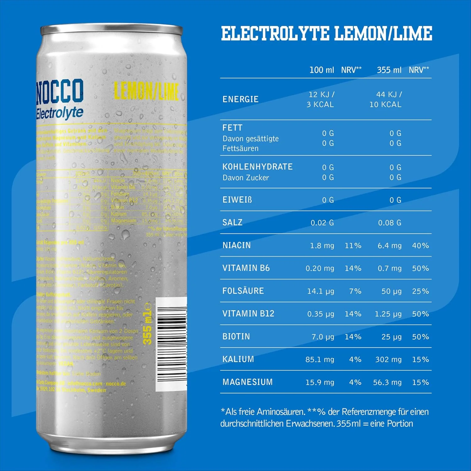NOCCO Electrolyte (355ml) - Image 3