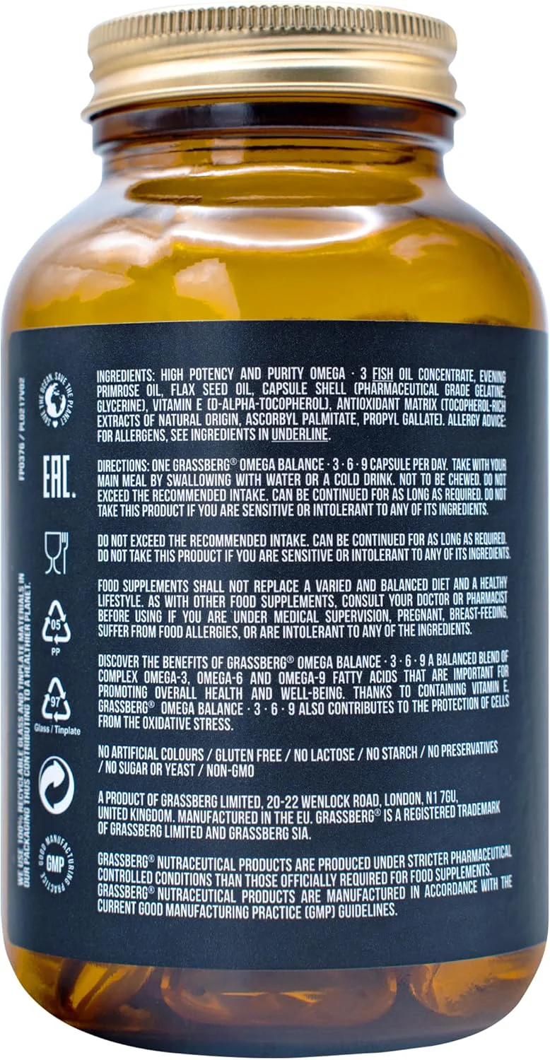 Omega 3-6-9 Balance (90 Kapseln) - Image 2