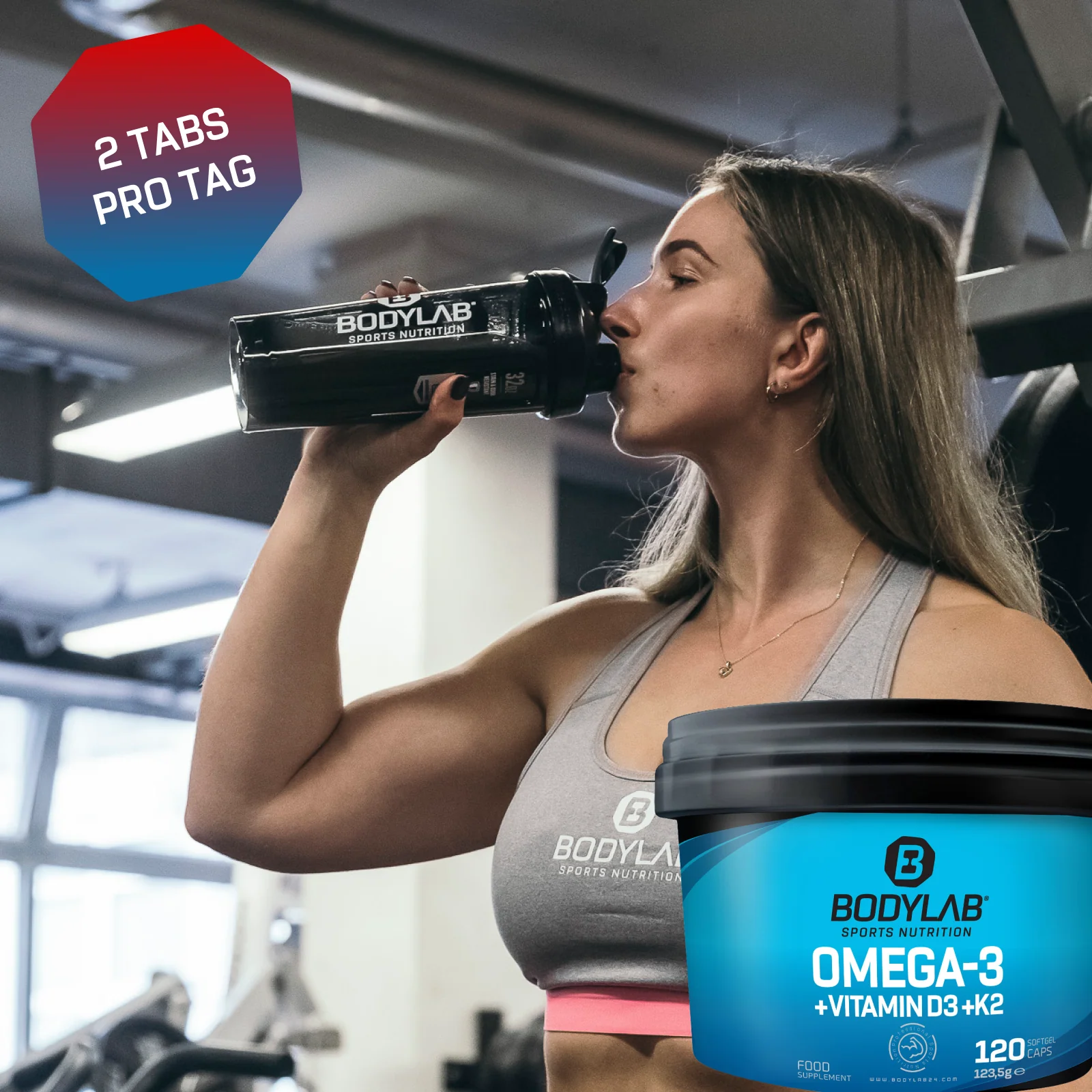 Omega-3 + Vitamin D3 + K2 Extreme (120 Kapseln) - Image 7