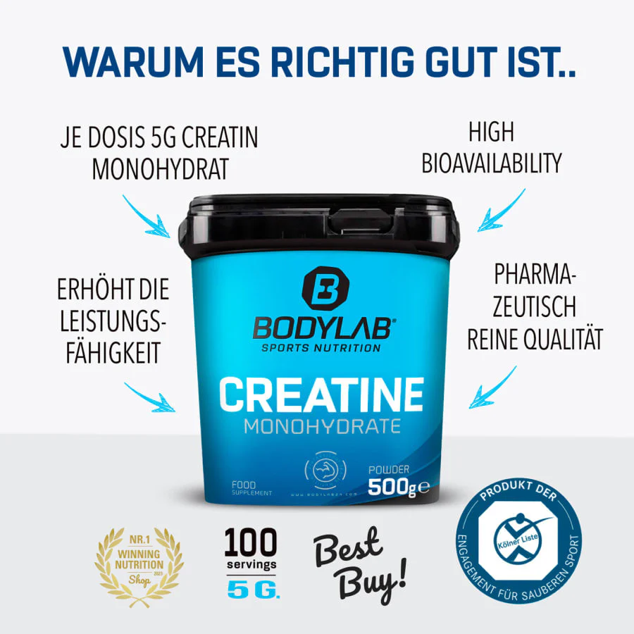 SECRET FLASHDEAL 4für1: Whey + GRATIS Creatine + Zero Sirup und Whey Probe - Image 4