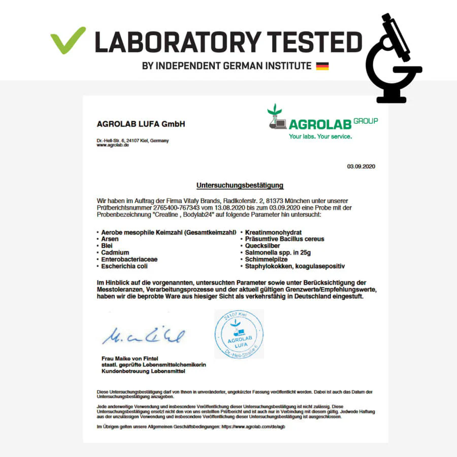 SECRET FLASHDEAL 4für1: Whey + GRATIS Creatine + Zero Sirup und Whey Probe - Image 5
