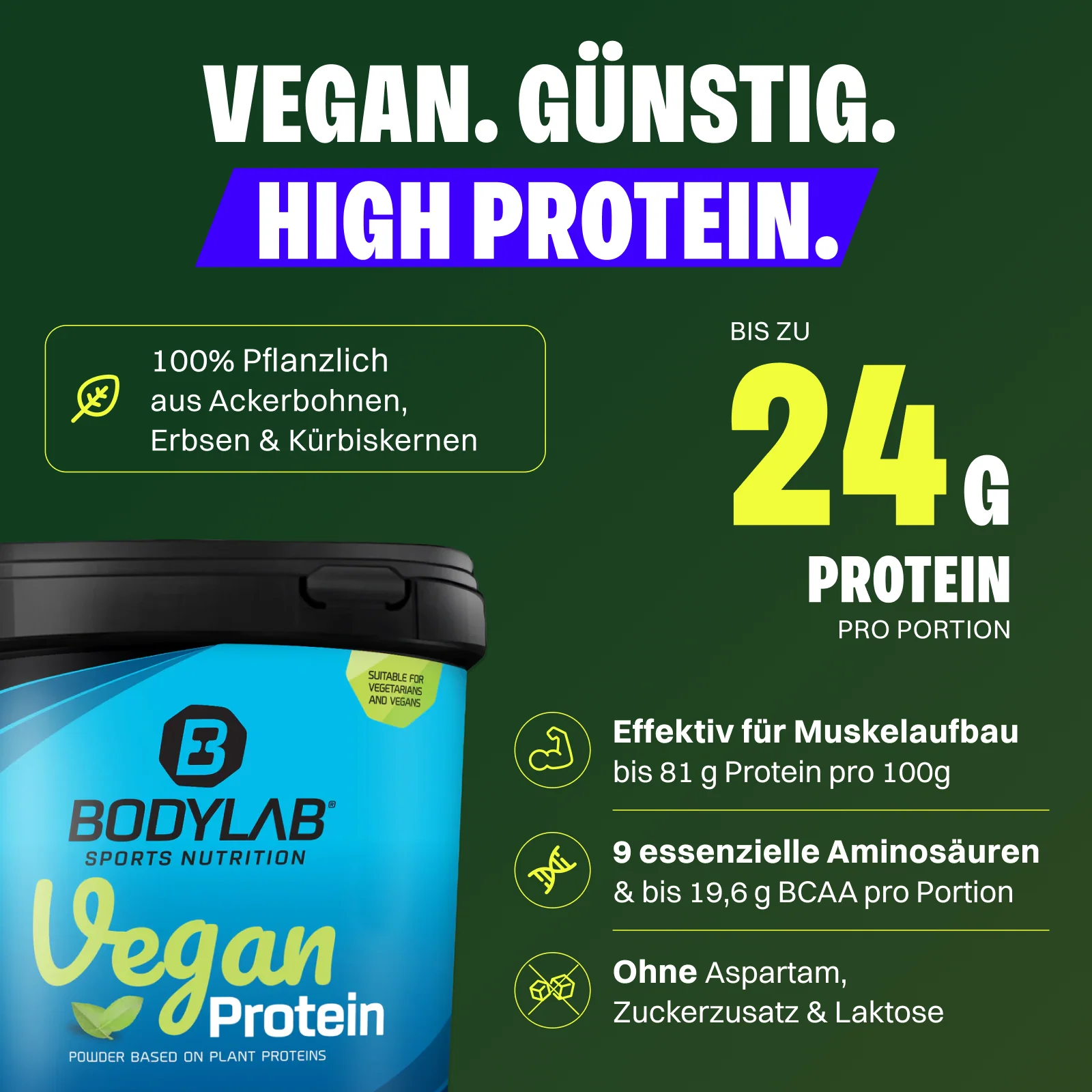 Vegan Protein (1000g) - Image 24
