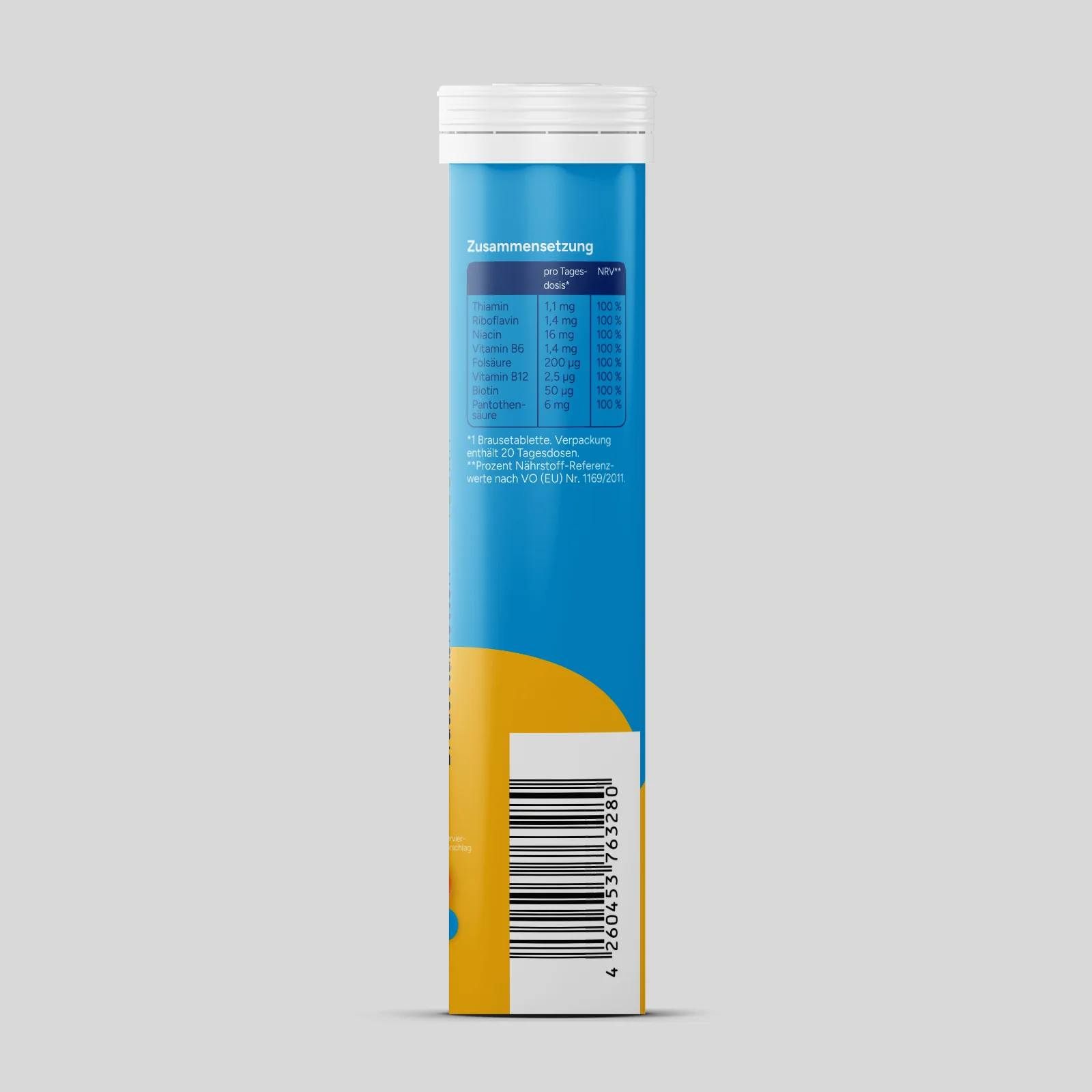 Vitamin B Komplex - Orange (20 Brausetabletten) - 6er Pack - Image 10