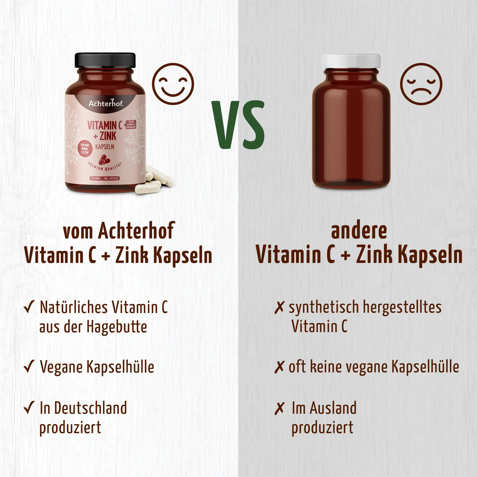 Vitamin C und Zink Kapseln (120 Kapseln) - Image 4