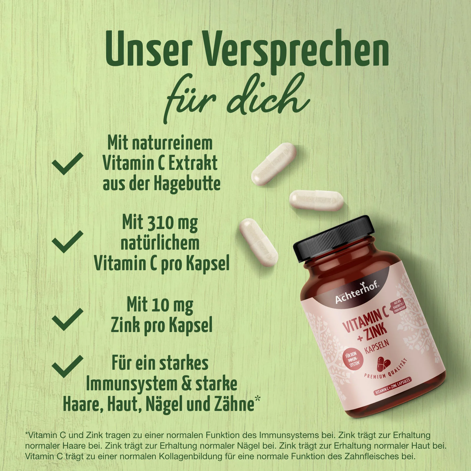 Vitamin C und Zink Kapseln (120 Kapseln) - Image 5